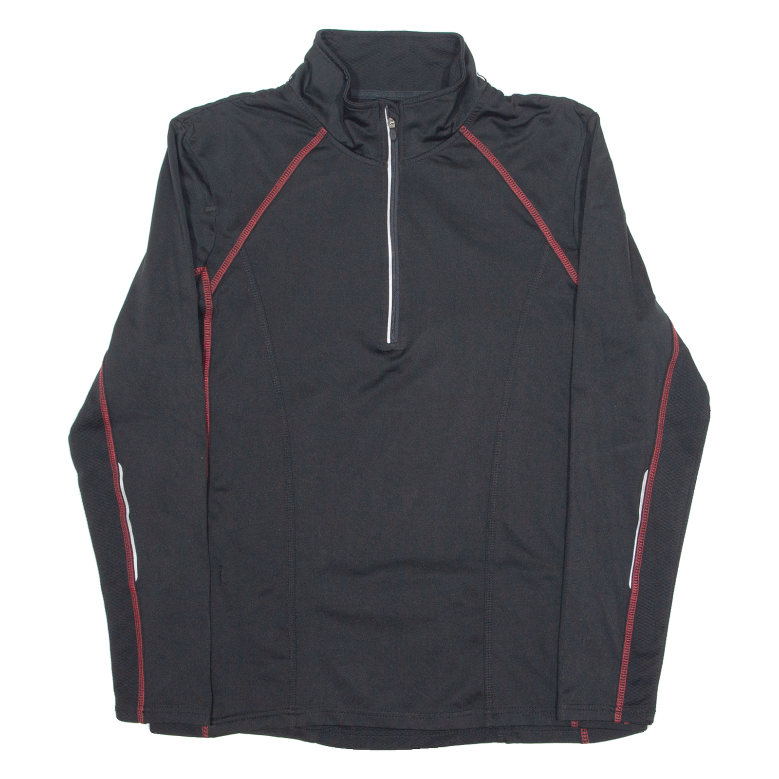 COOL RUNNING Cycling Mens Jersey Black Long Sleeve 1/4 Zip L Refurbished - N/A refurbished available on Cerqular