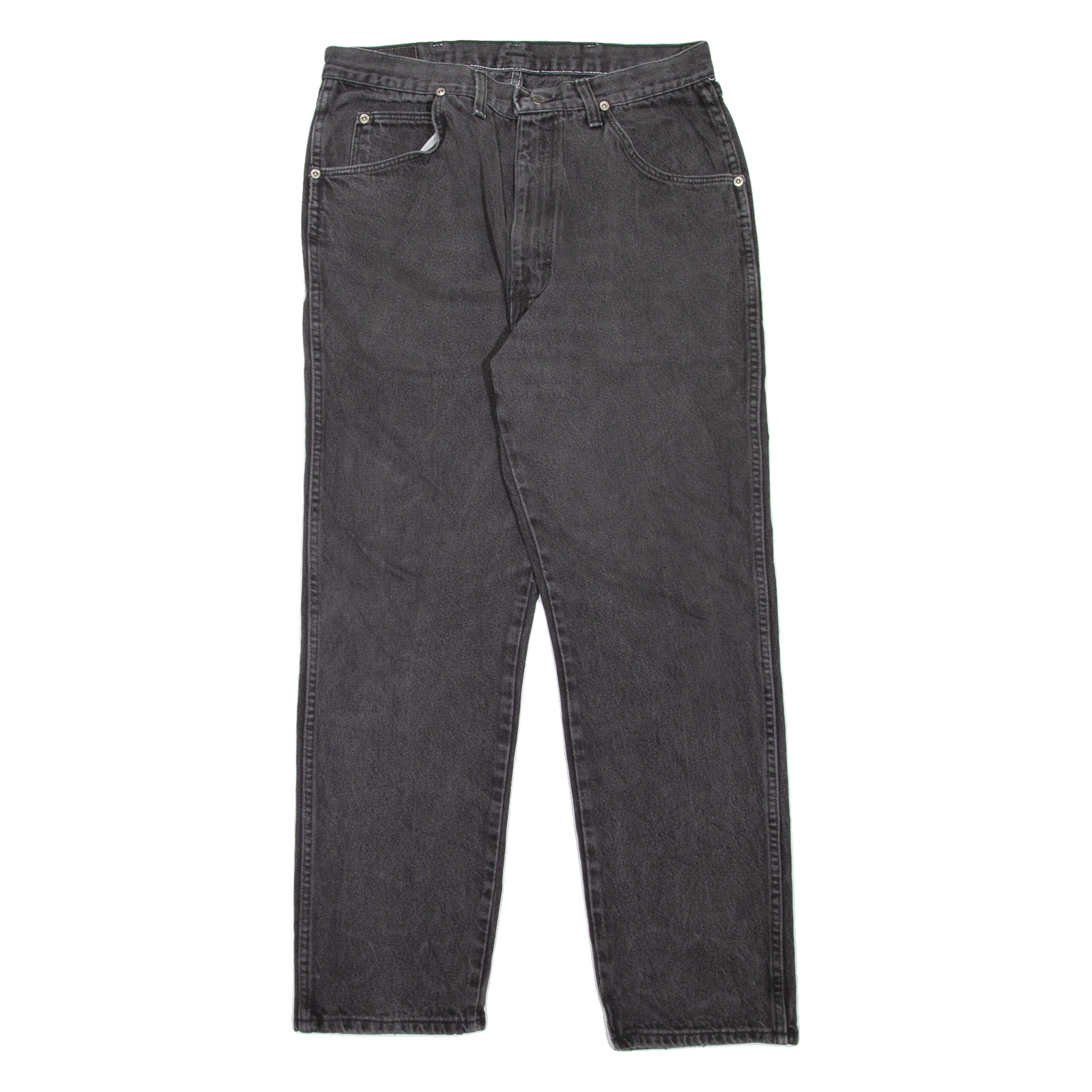 WRANGLER Mens Jeans Grey Regular Tapered W31 L29 Refurbished - N/A refurbished available on Cerqular