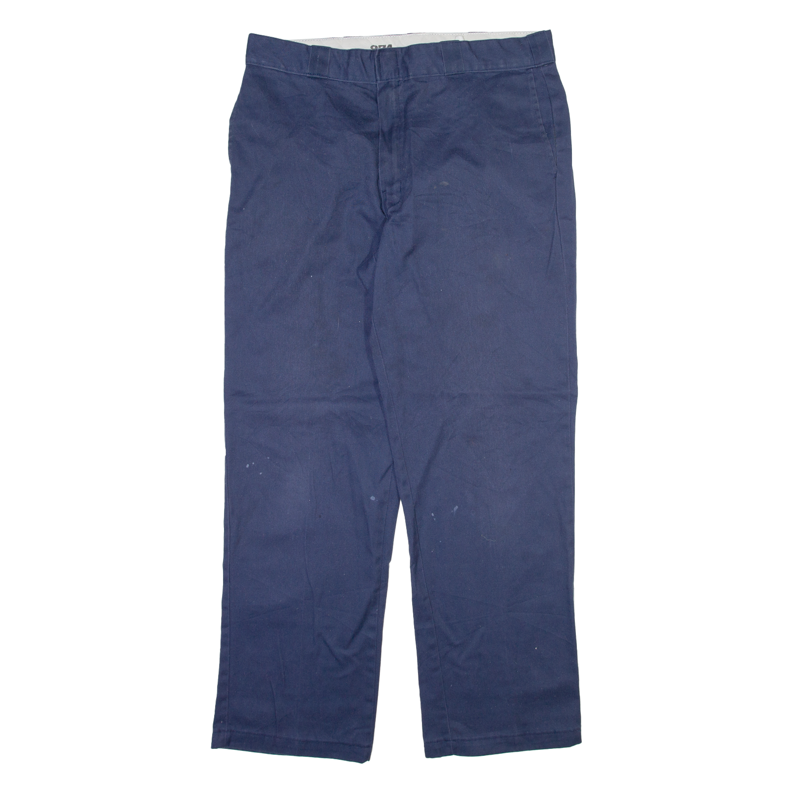 DICKIES 874 Workwear Mens Trousers Blue Regular Straight W36 L32 Refurbished - N/A refurbished available on Cerqular