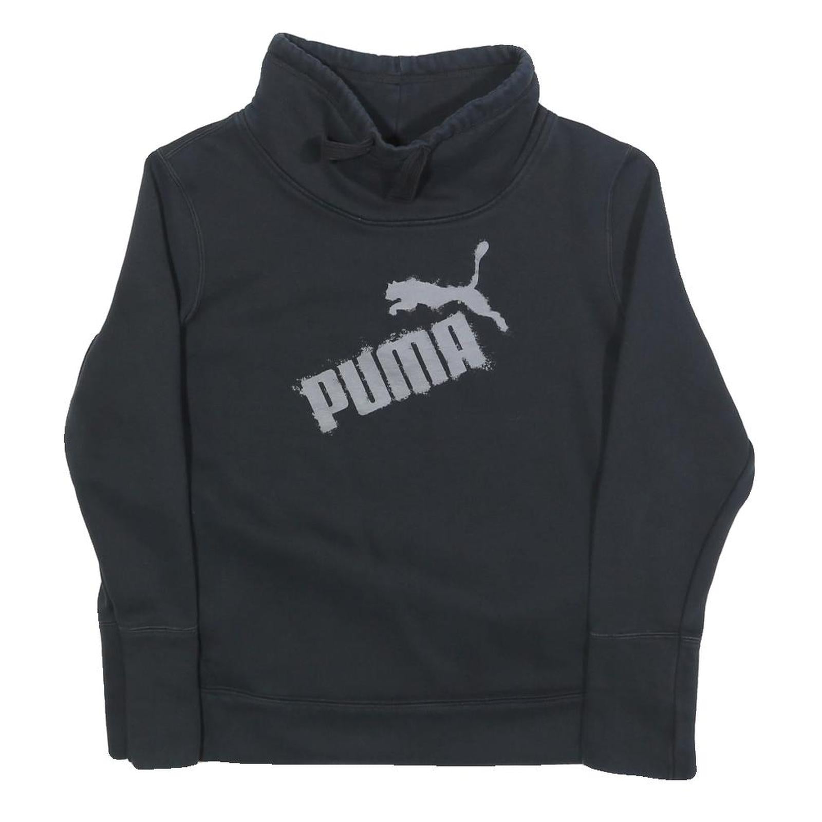 Buy PUMA Womens Black Pullover Sweatshirt UK 14 Cotton Blend Logo Print Refurbished - $35.09 PUMA Womens Black Pullover Sweatshirt UK 14 Cotton Blend Logo Print Refurbished - N/A refurbished available on Cerqular