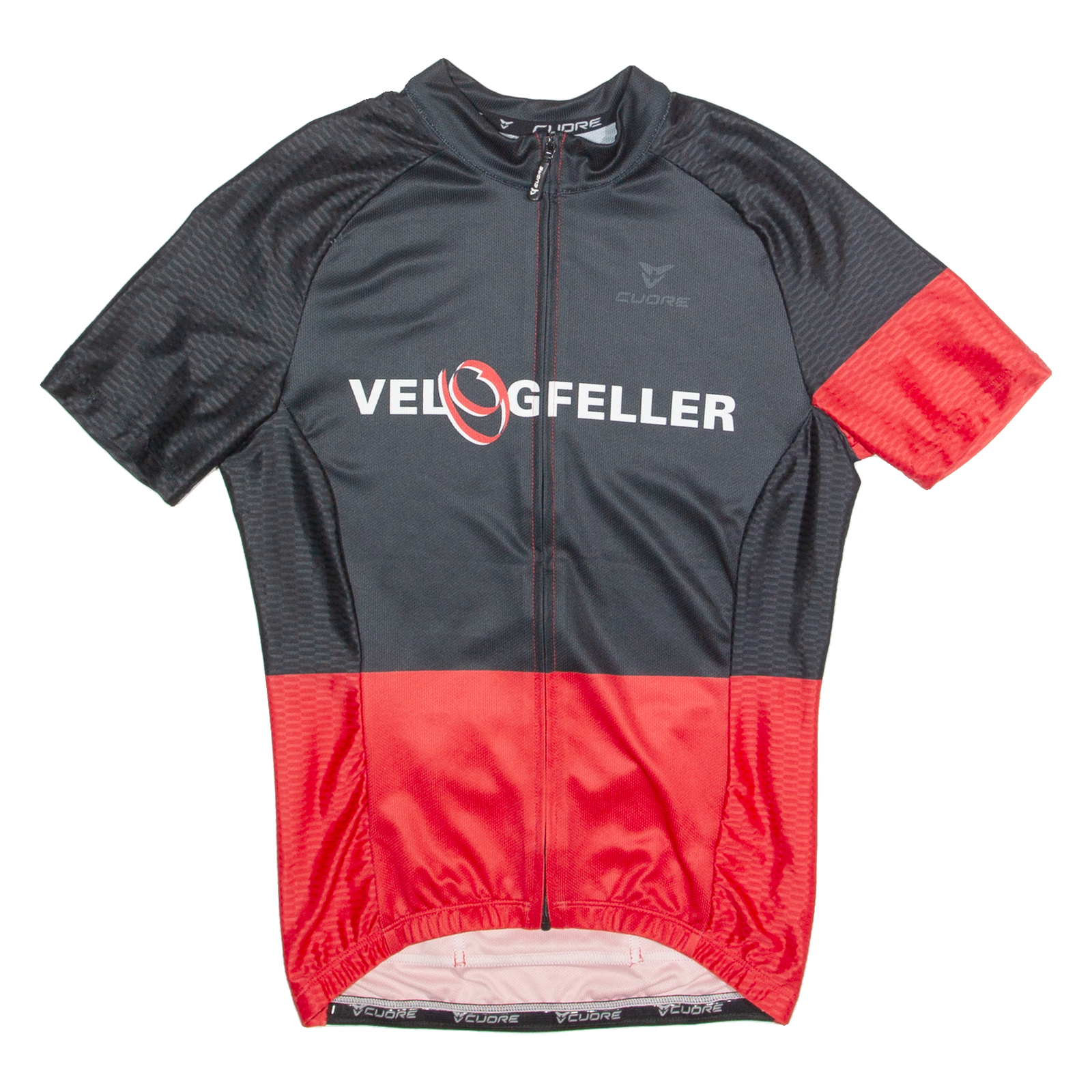 CUORE Cycling Zip Up Mens Jersey Black S Refurbished - N/A refurbished available on Cerqular