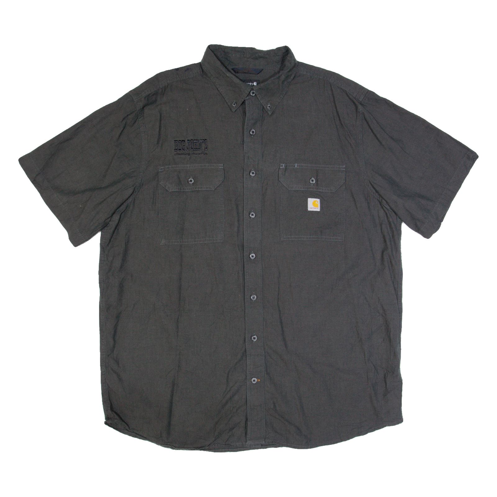 CARHARTT Loose Fit Tall Mens Worker Shirt Black XL Refurbished - N/A refurbished available on Cerqular