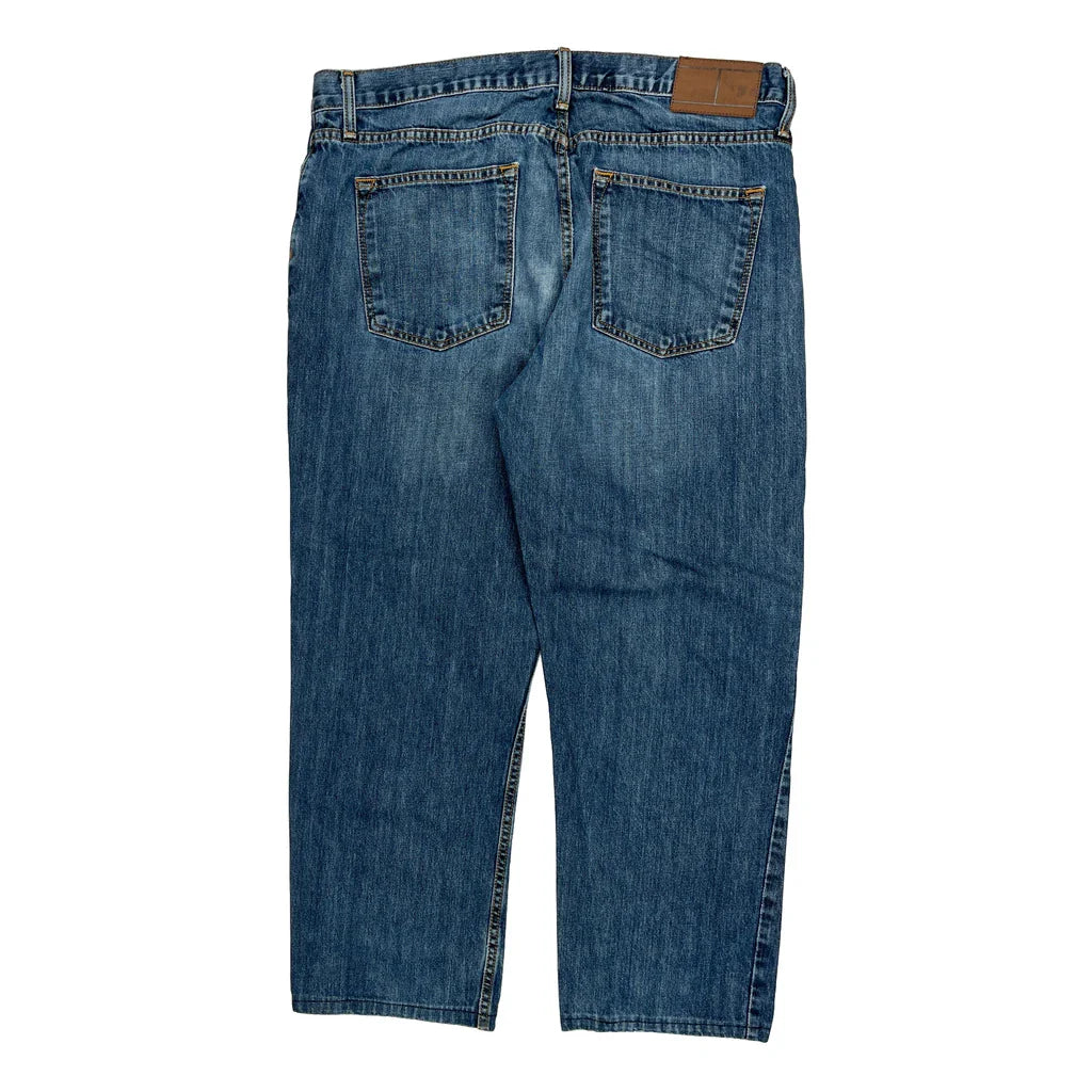 Tommy Hilfiger Jeans - 36W 30L Blue Denim Refurbished - Thrifted (note: this is a term often used to describe second- refurbished available on Cerqular