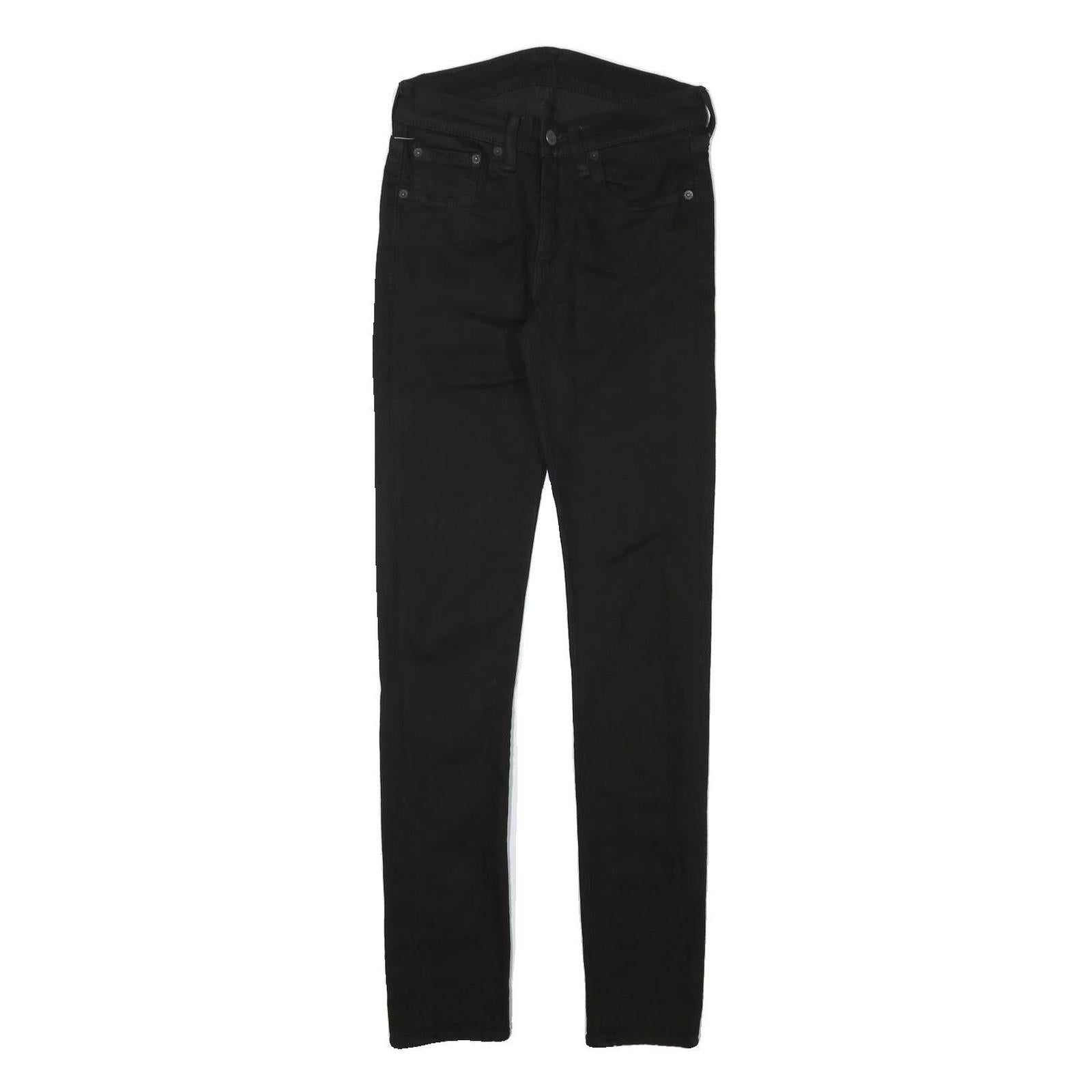 LEVI'S Mens Slim Black Denim Slim Jeans W26 L31 Comfortable Stylish Zip Closure Refurbished - N/A refurbished available on Cerqular
