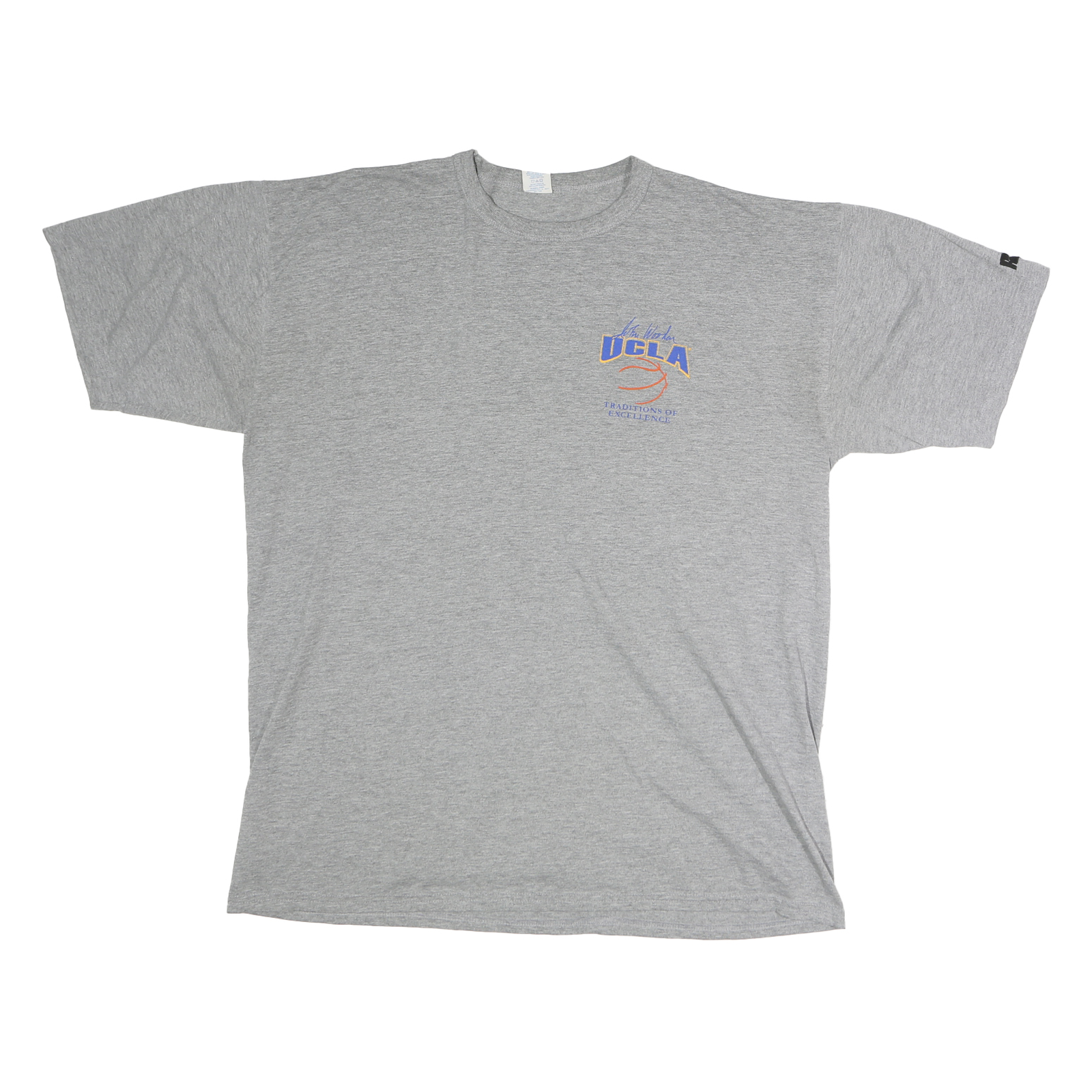 RUSSELL ATHLETIC Mens Grey UCLA Basketball T-Shirt XL Short Sleeve Crew Neck Refurbished - N/A refurbished available on Cerqular