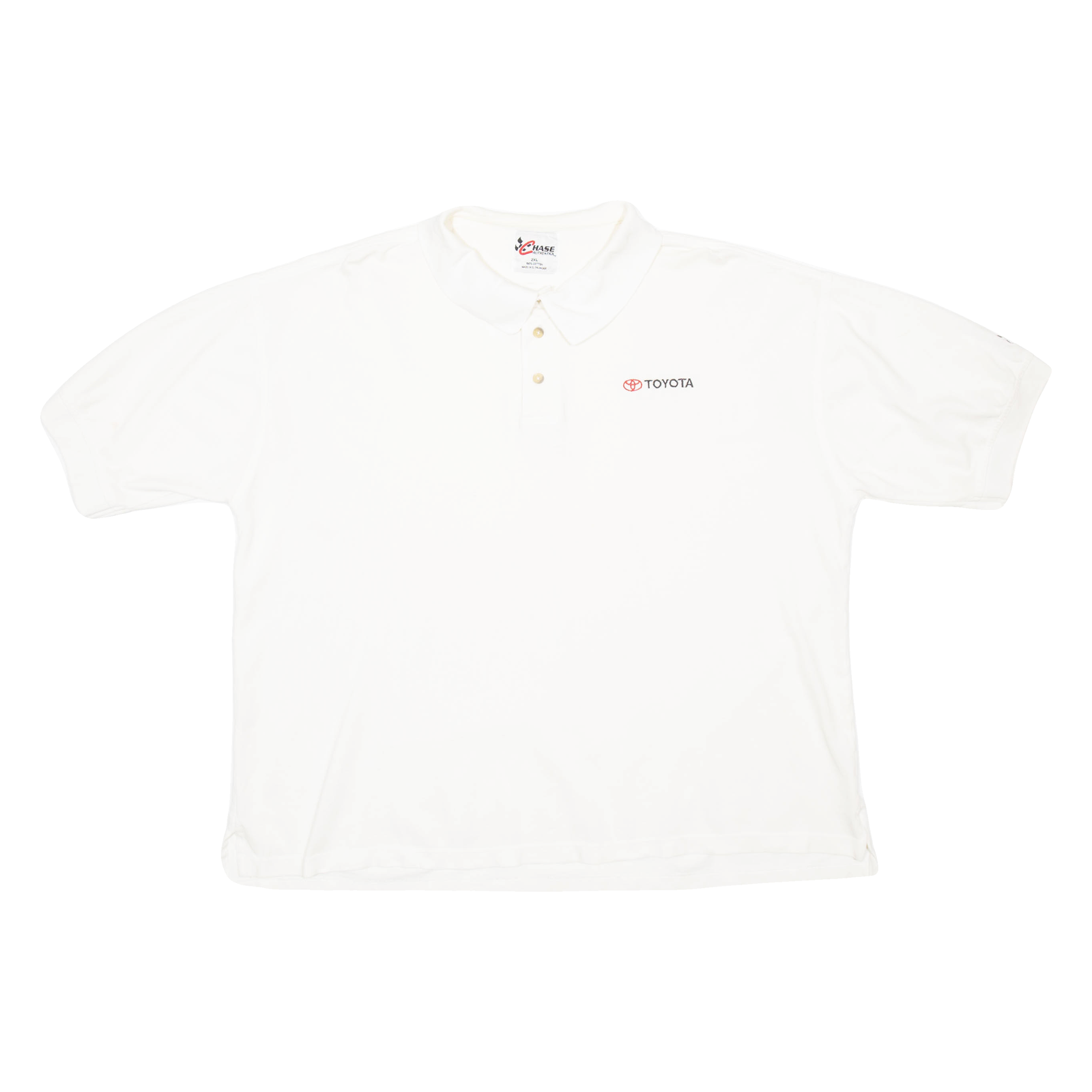 CHASE AUTHENTICS Mens Polo Shirt White Short Sleeve 2XL Refurbished - N/A refurbished available on Cerqular