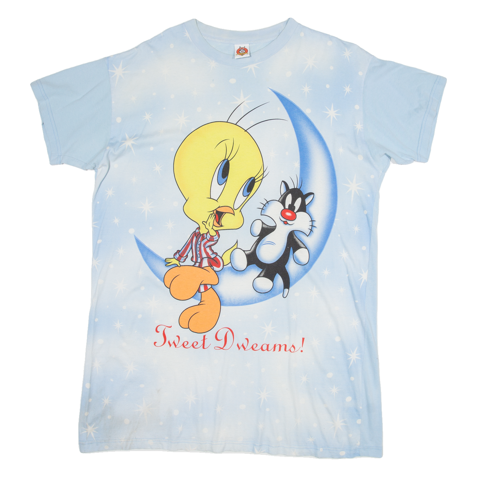 LOONEY TUNES Tweety Womens T-Shirt Blue 3XL Refurbished - N/A refurbished available on Cerqular