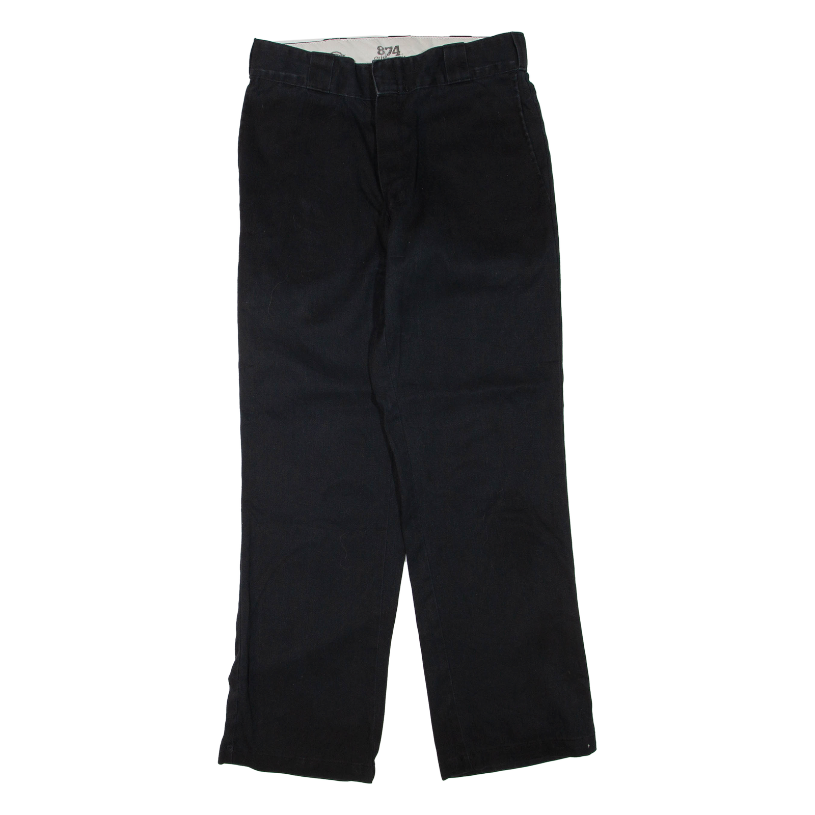 DICKIES Mens Trousers Black Regular Straight W29 L30 Refurbished - N/A refurbished available on Cerqular