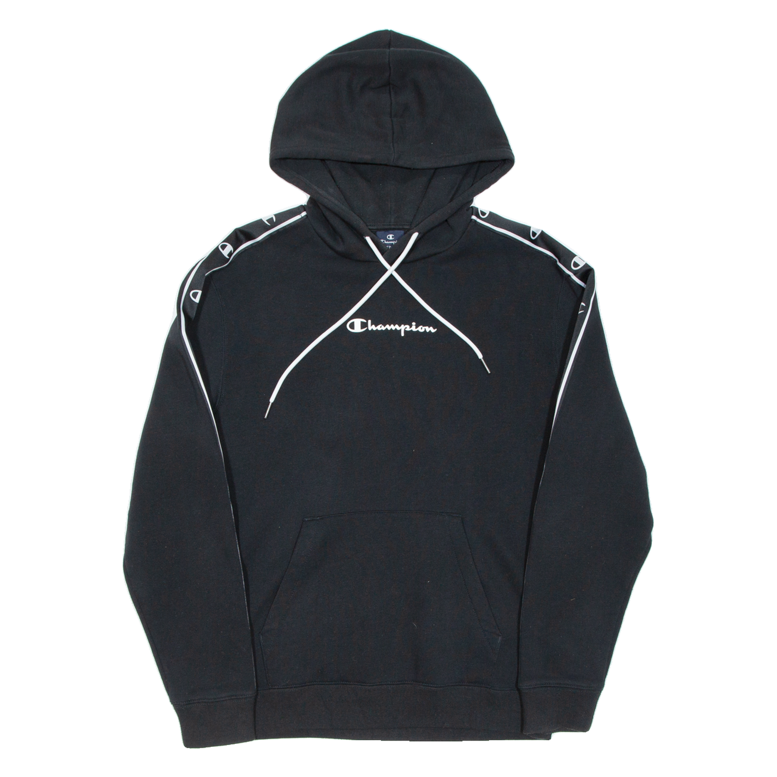 CHAMPION Mens Black Hoodie M Refurbished - N/A refurbished available on Cerqular