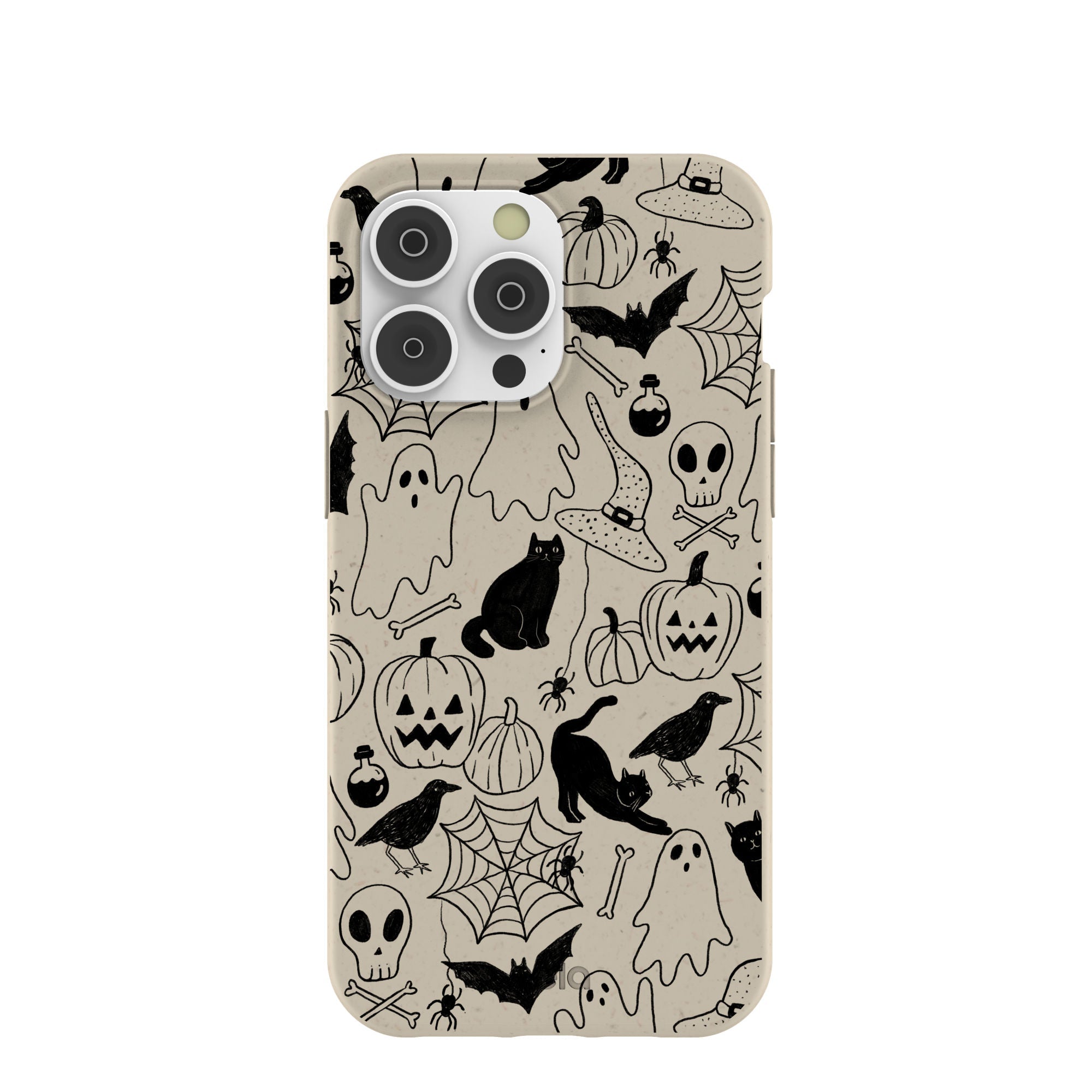 London Fog Sketchy Spirits iPhone 14 Pro Max Case Refurbished - Pela Case refurbished available on Cerqular