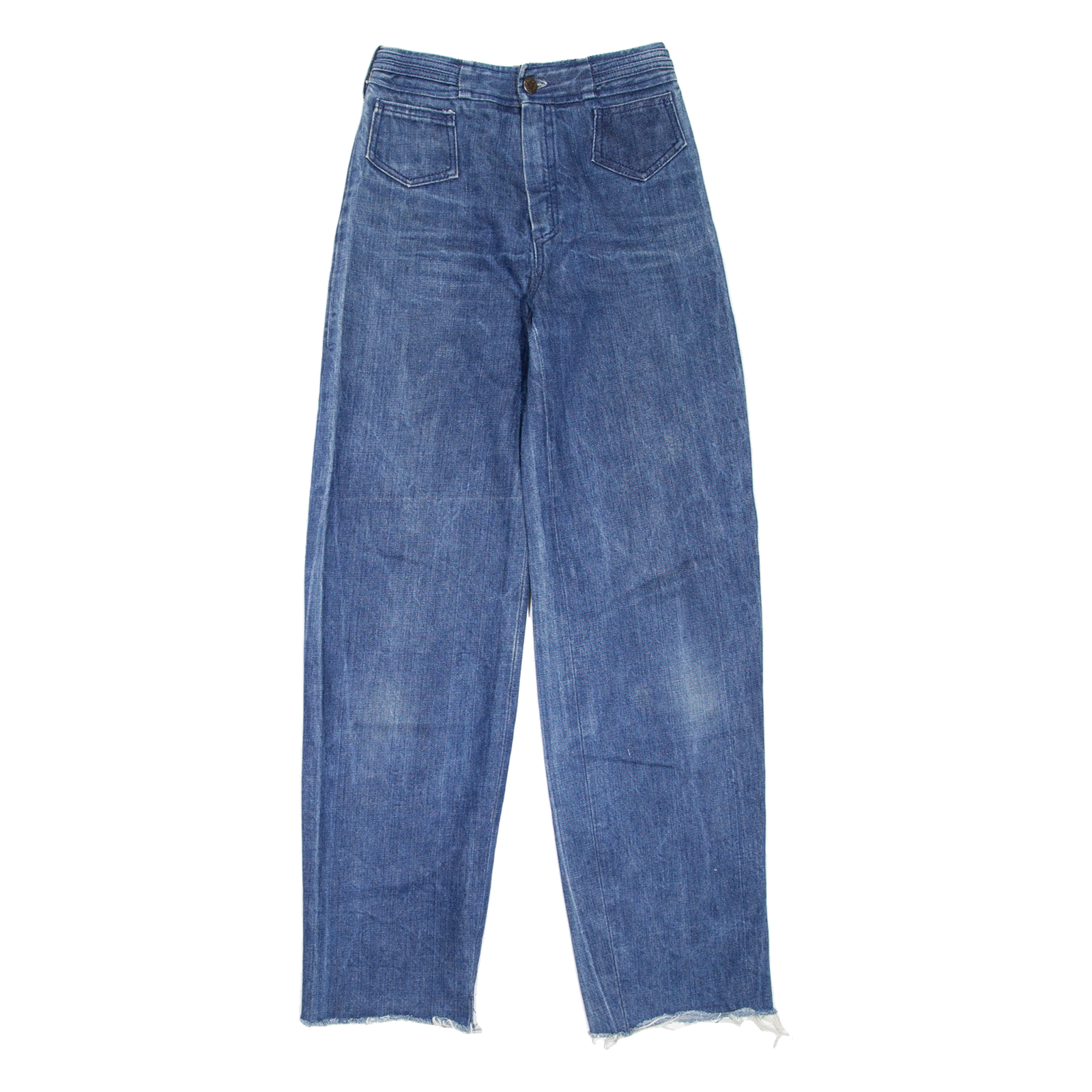 R Womens Jeans Blue Relaxed Tapered 90s W24 L30 Refurbished - N/A refurbished available on Cerqular