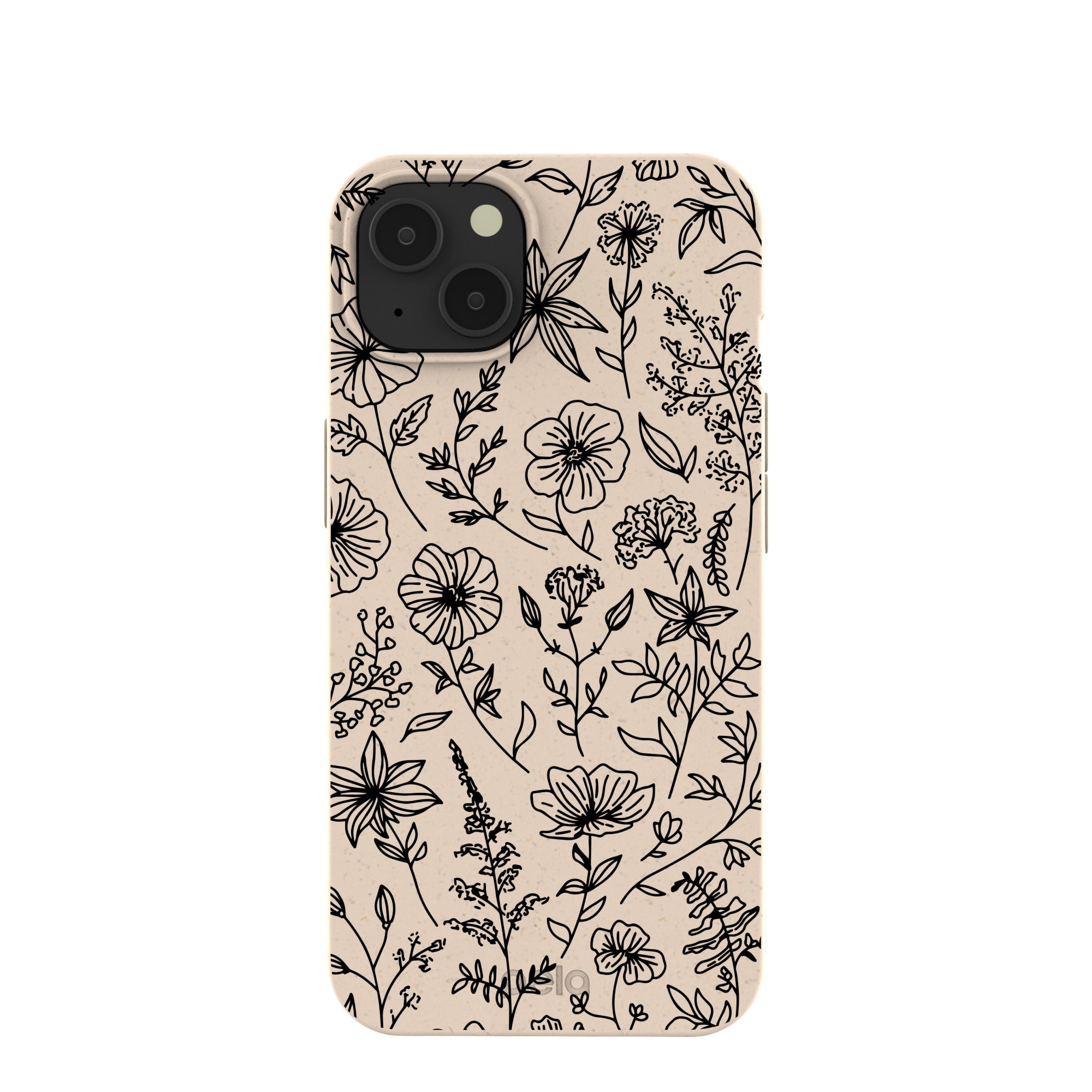 Seashell Wild Flower iPhone 13 Case Refurbished - Pela Case refurbished available on Cerqular