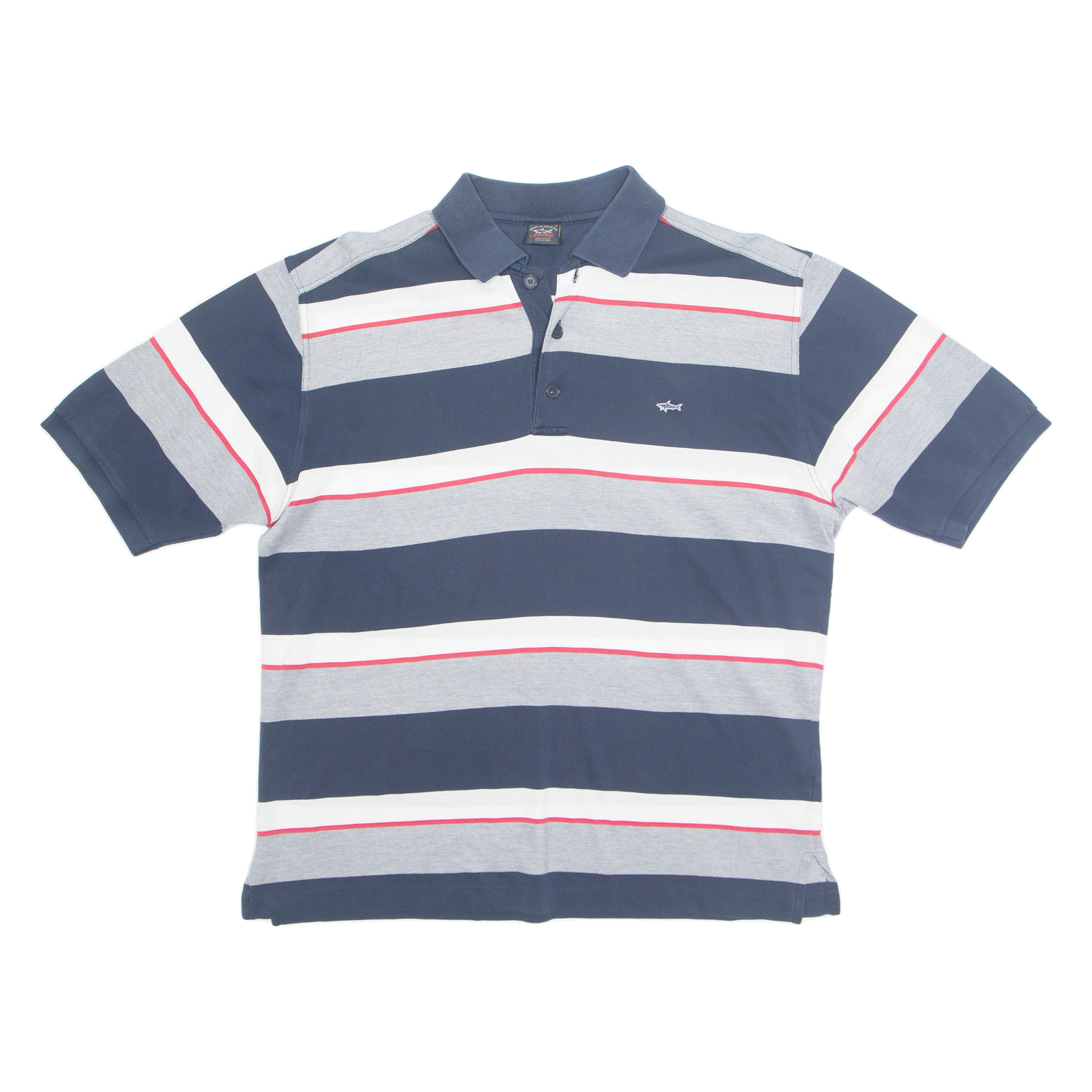 PAUL & SHARK Mens Polo Shirt Blue Striped S Refurbished - N/A refurbished available on Cerqular