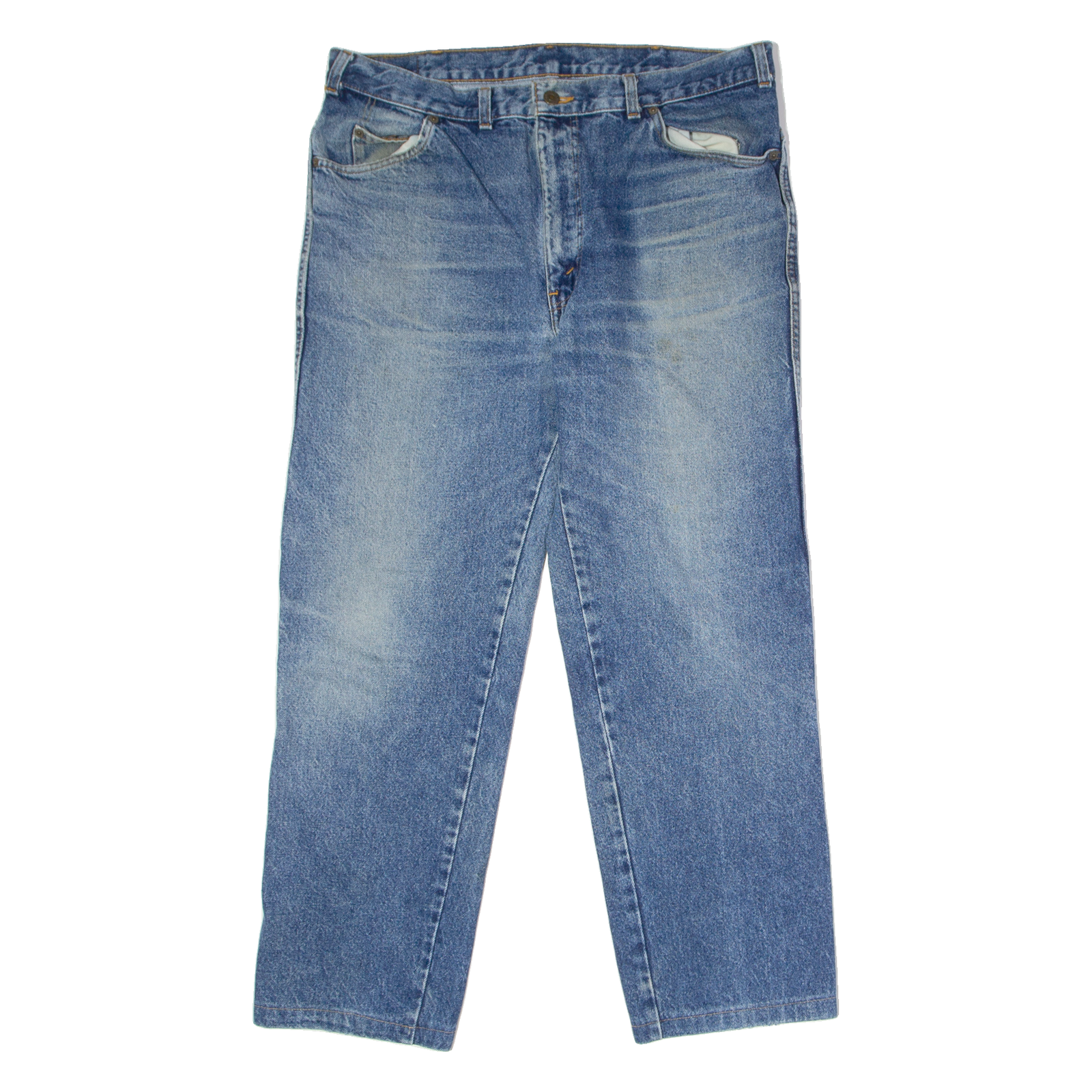 LEVI'S 515 02 07 Orange Tab Mens Jeans Blue Slim Straight Stone Wash W36 L28 Refurbished - N/A refurbished available on Cerqular