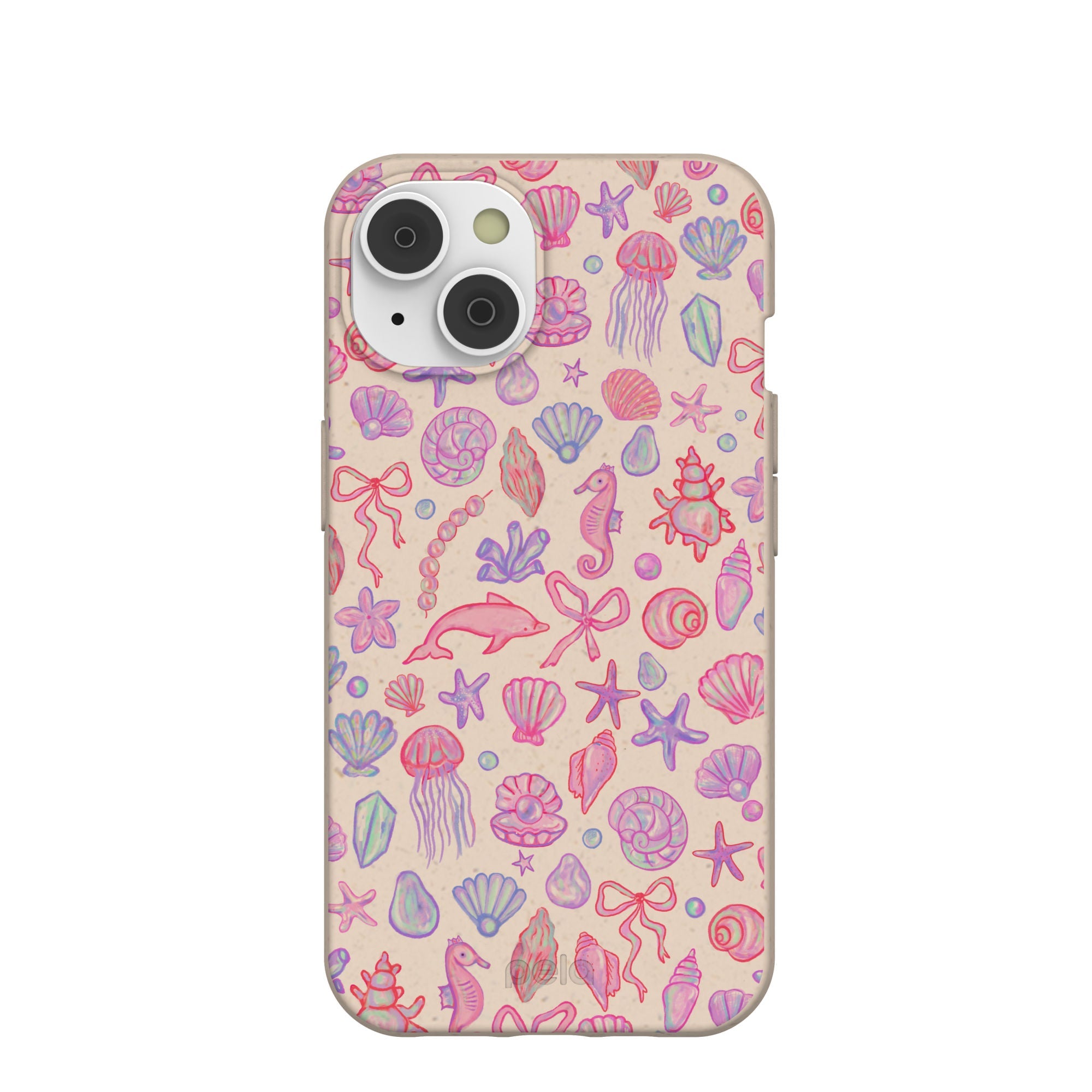Seashell Mermaid Dreams iPhone 14/16e Case Refurbished - Pela Case refurbished available on Cerqular