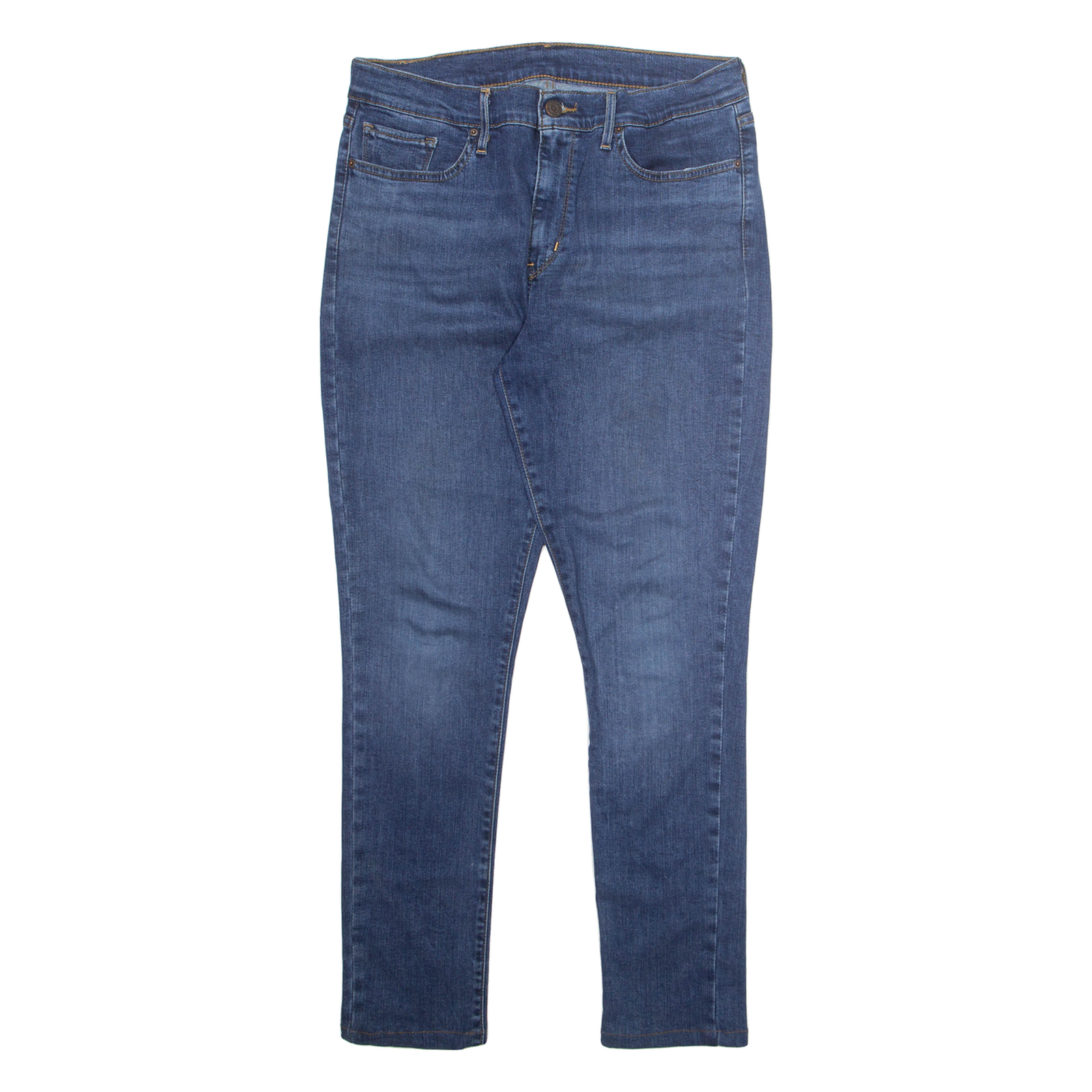 LEVI'S Womens Jeans Blue Regular Tapered W30 L28 Refurbished - N/A refurbished available on Cerqular