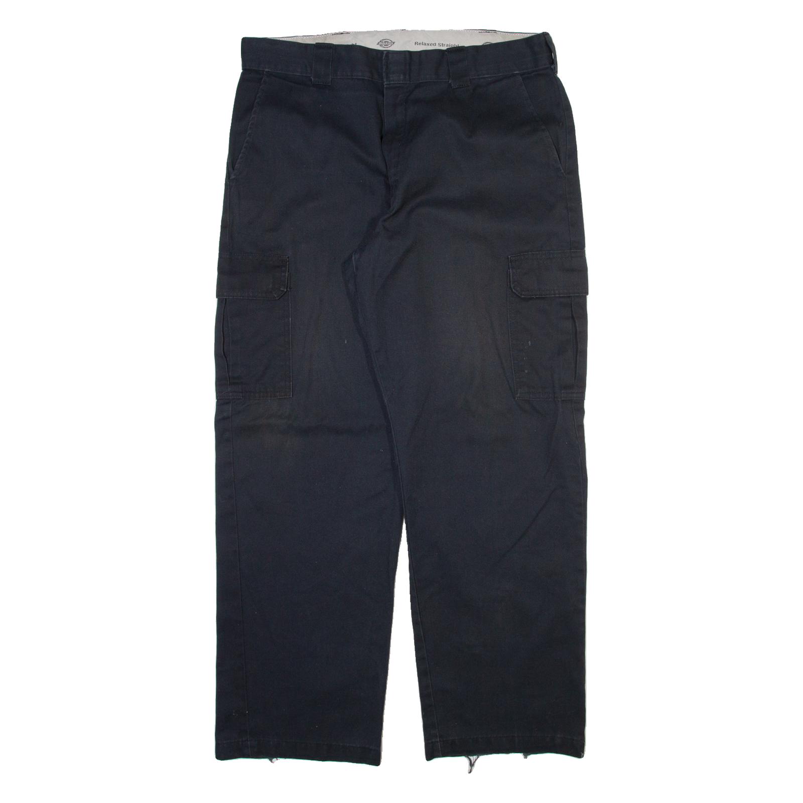 DICKIES Cargo Mens Trousers Black Relaxed Straight W38 L32 Refurbished - N/A refurbished available on Cerqular