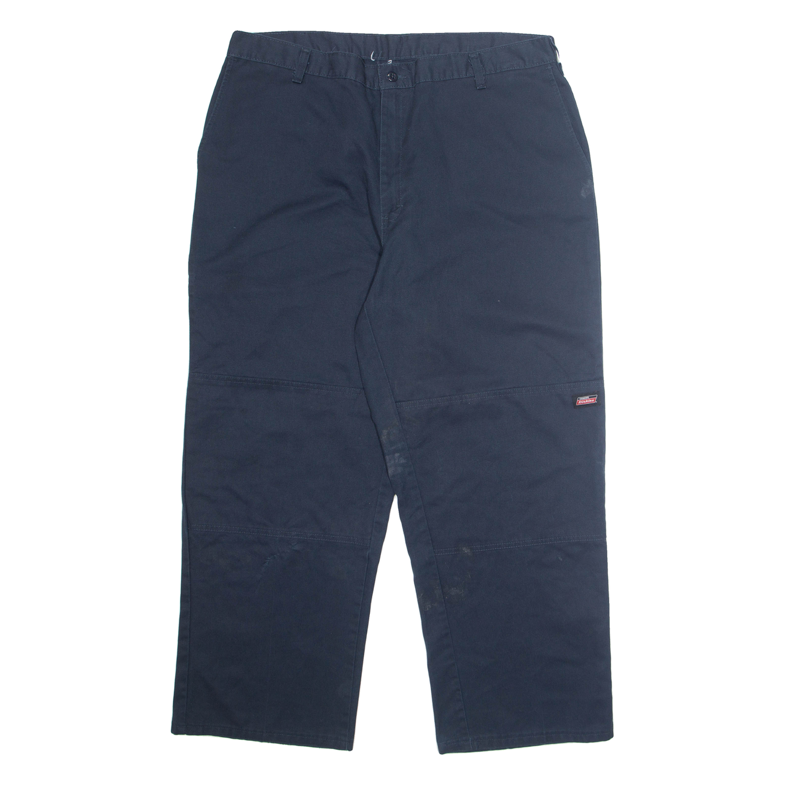 DICKIES Chino Mens Trousers Blue Regular Straight W36 L29 Refurbished - N/A refurbished available on Cerqular