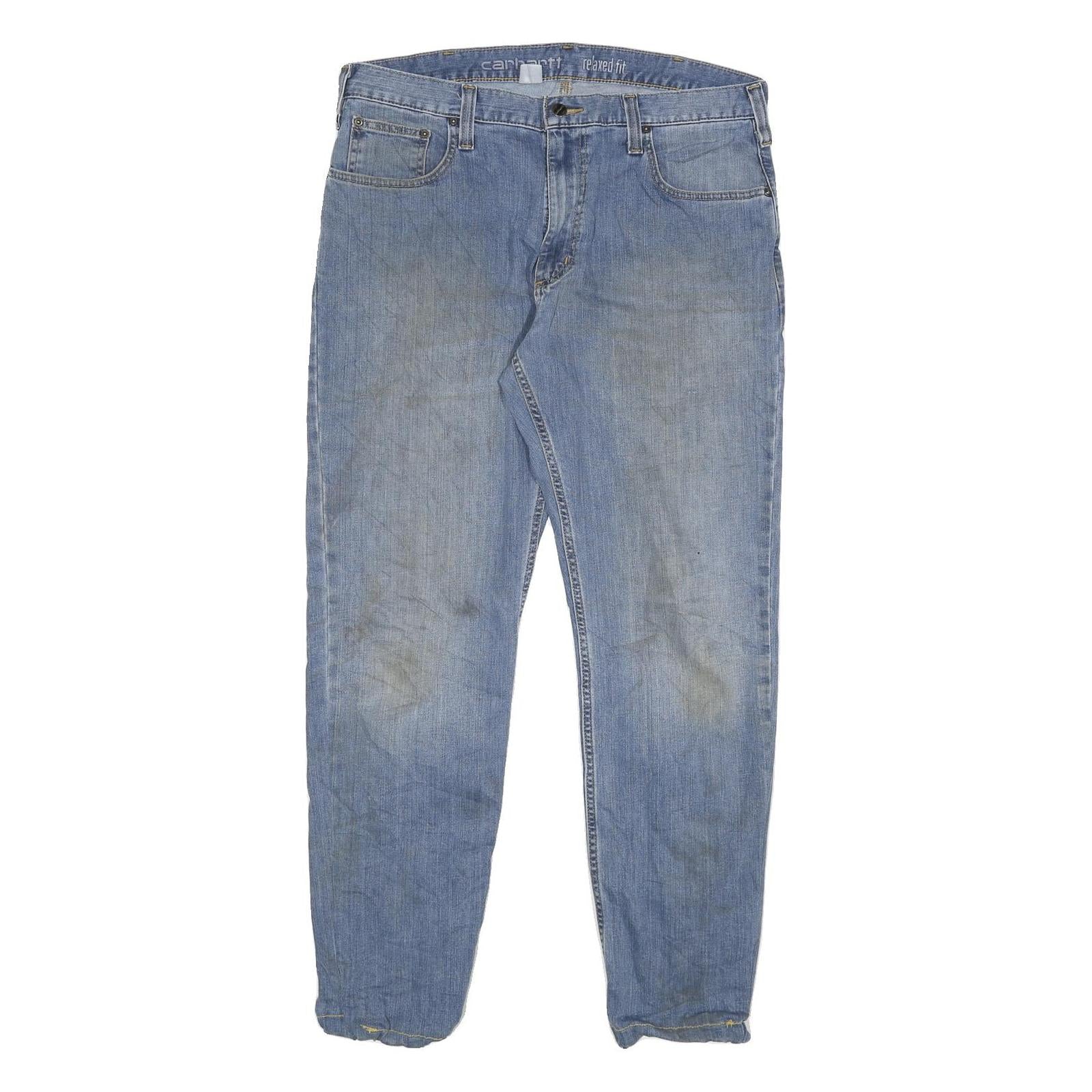 Buy CARHARTT Mens Relaxed Fit Blue Denim Jeans W36 L32 Casual Workwear Zip Closure Refurbished - $40.29 CARHARTT Mens Relaxed Fit Blue Denim Jeans W36 L32 Casual Workwear Zip Closure Refurbished - N/A refurbished available on Cerqular