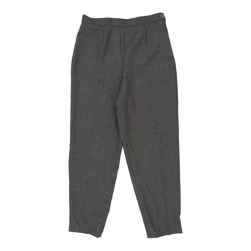 Gb. Pedrini Trousers - 30W UK 10 Grey Virgin Wool Refurbished - Thrifted (note: this is a term often used to describe second- refurbished available on Cerqular