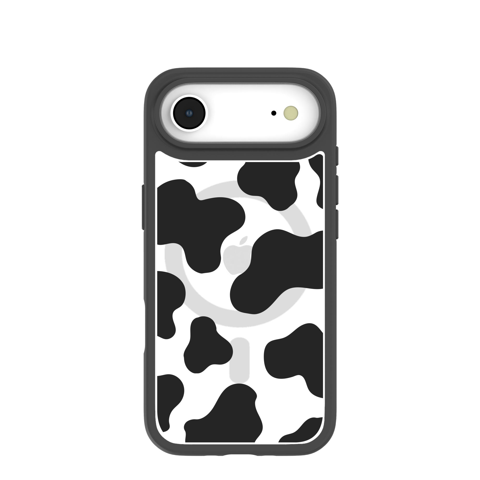 Clear Moo Mood iPhone Air Case With Noir Ridge (MagSafe included) Refurbished - Pela Case refurbished available on Cerqular