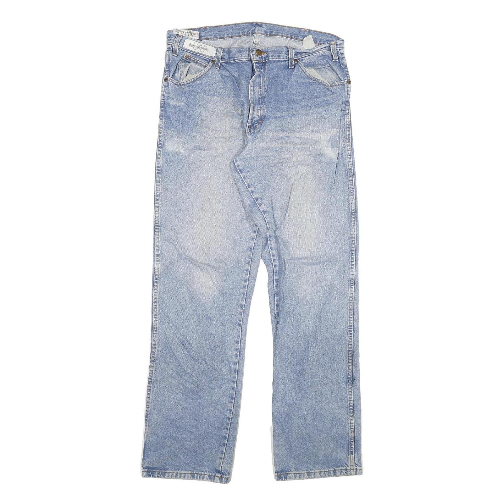 DICKIES Mens Jeans Blue Regular Straight Denim Light W34 L34 Casual Workwear Refurbished - N/A refurbished available on Cerqular
