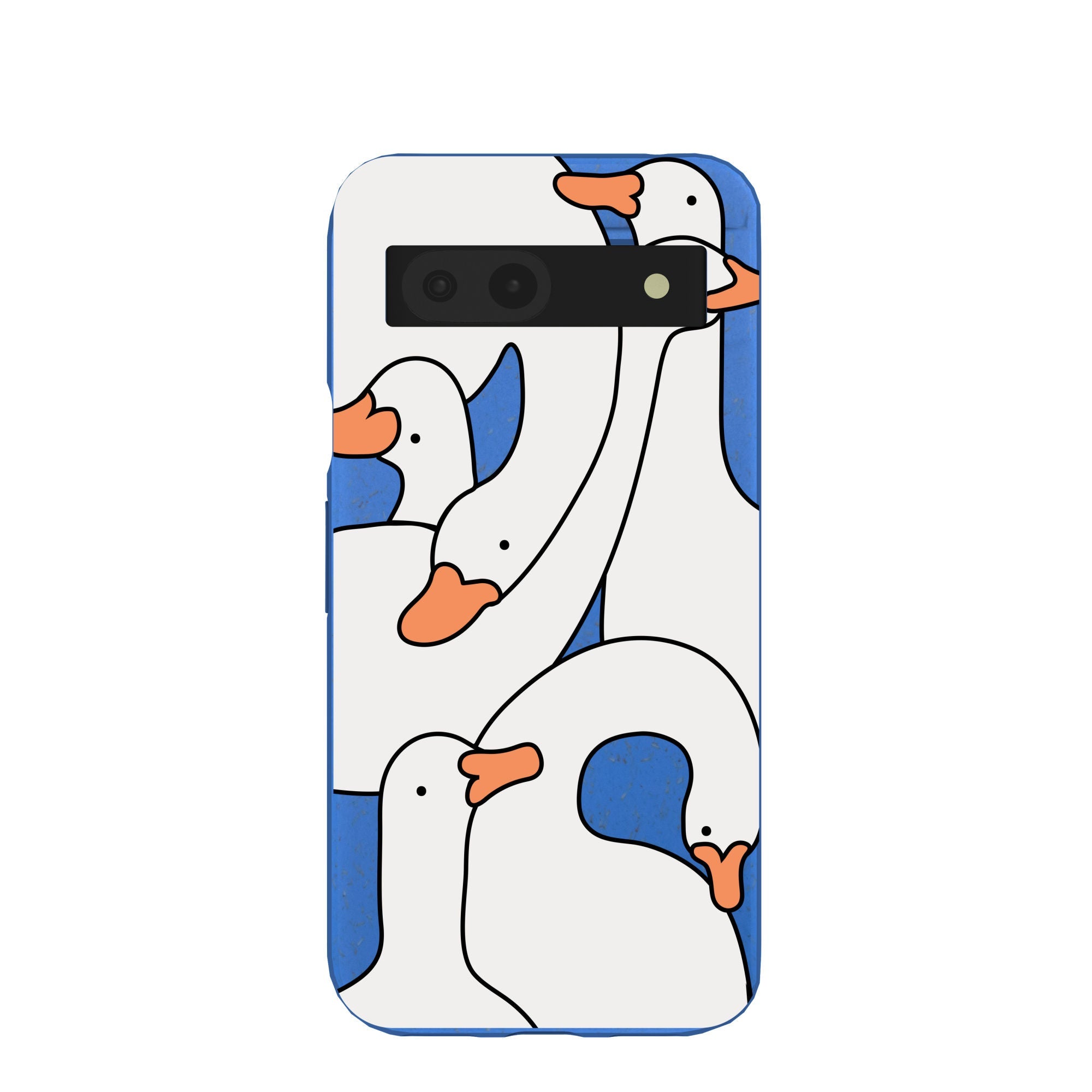 Electric Blue Silly Goose Google Pixel 8a Case Refurbished - Pela Case refurbished available on Cerqular