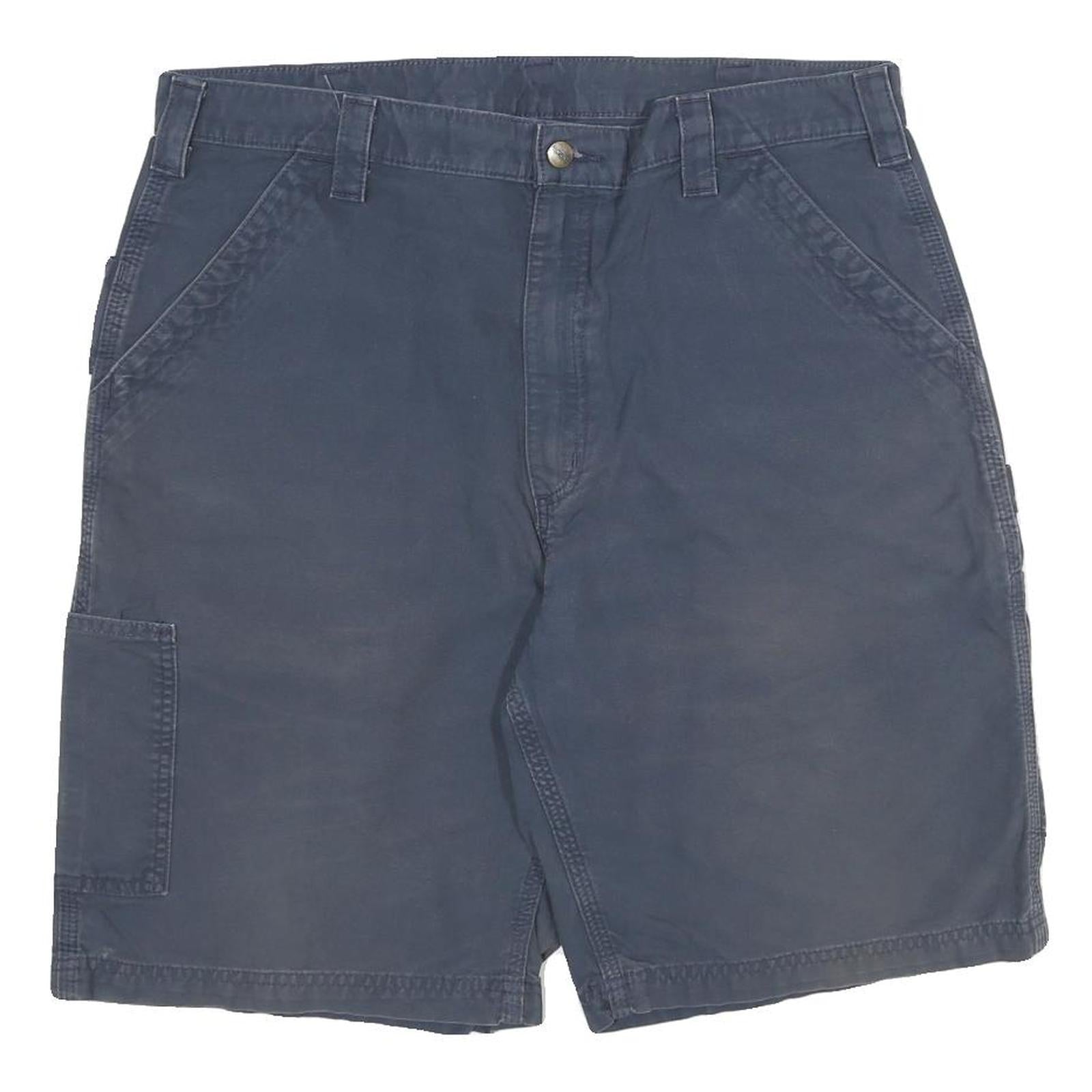 CARHARTT Mens Shorts Blue Workwear Cargo Cotton Blend 3XL W38 Durable Refurbished - N/A refurbished available on Cerqular