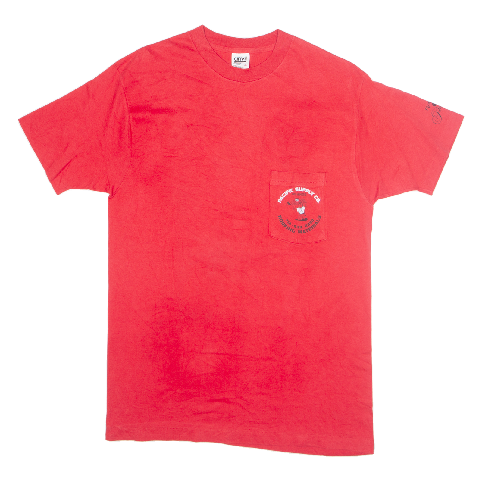 ANVIL Mens T-Shirt Red L Refurbished - N/A refurbished available on Cerqular