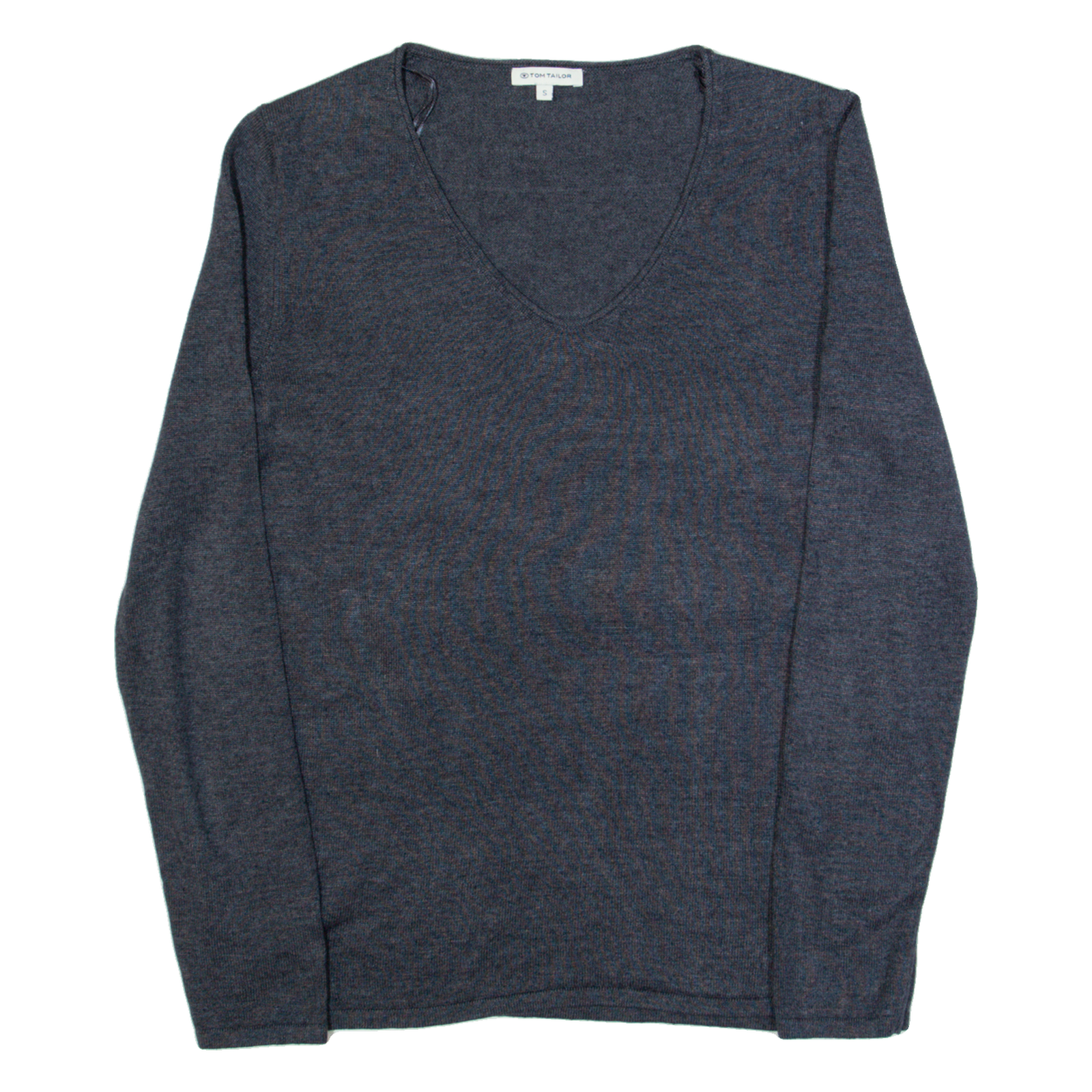TOM TAILOR Womens Jumper Blue Tight Knit S Refurbished - N/A refurbished available on Cerqular