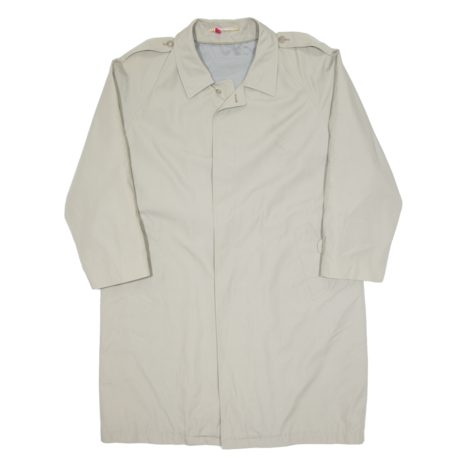 MICHEL Mens Trench Coat Beige L Refurbished - N/A refurbished available on Cerqular