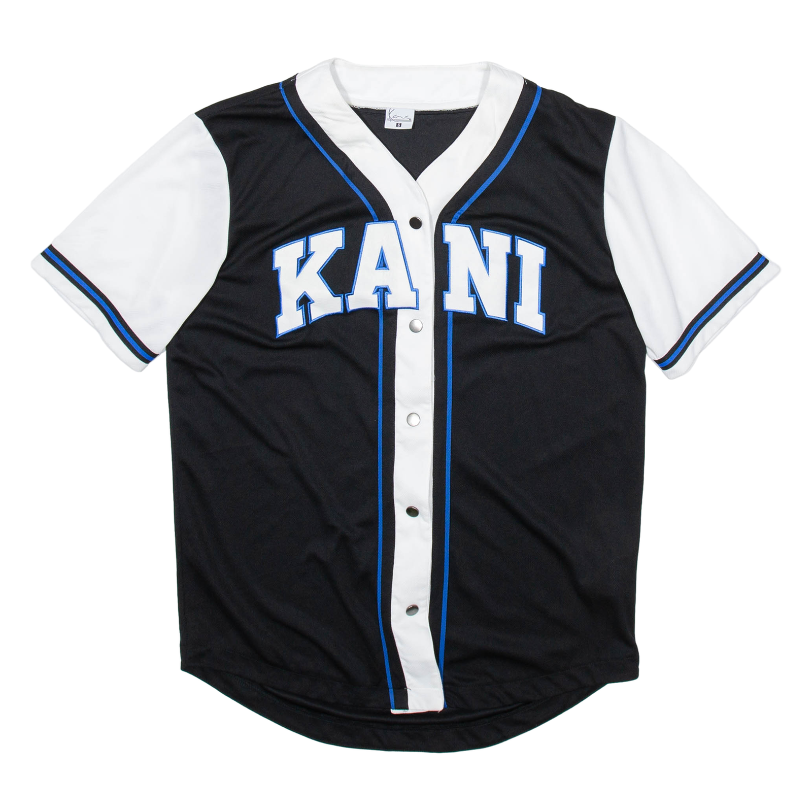 KARL KANI Mens Jersey Black V-Neck S Refurbished - N/A refurbished available on Cerqular