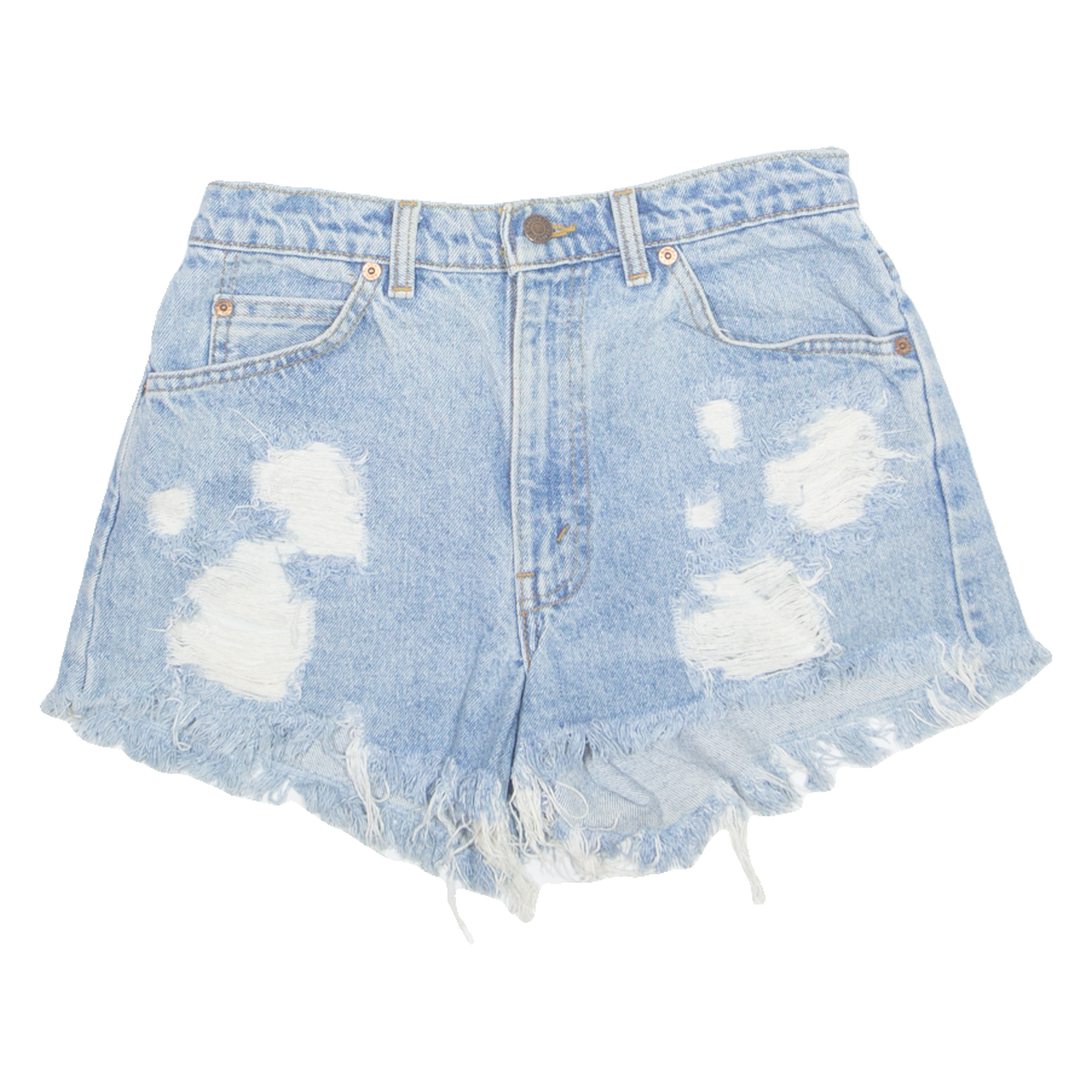 LEVI'S Cut Off 634 Womens Denim Shorts Blue Relaxed M W29 Refurbished - N/A refurbished available on Cerqular