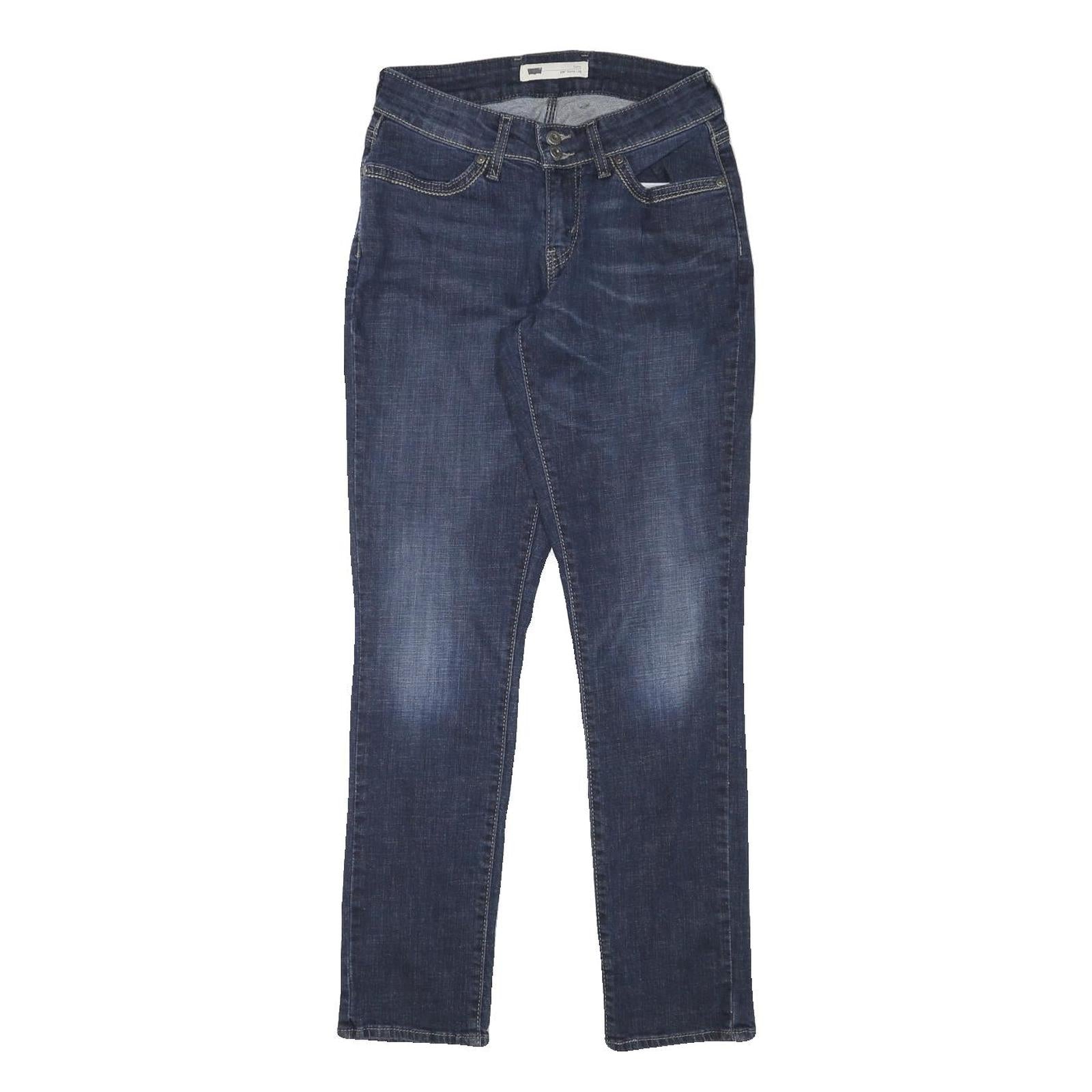 LEVI'S Womens Slim Blue Denim Jeans W26 L30 Classic Cotton Blend Zip Refurbished - N/A refurbished available on Cerqular