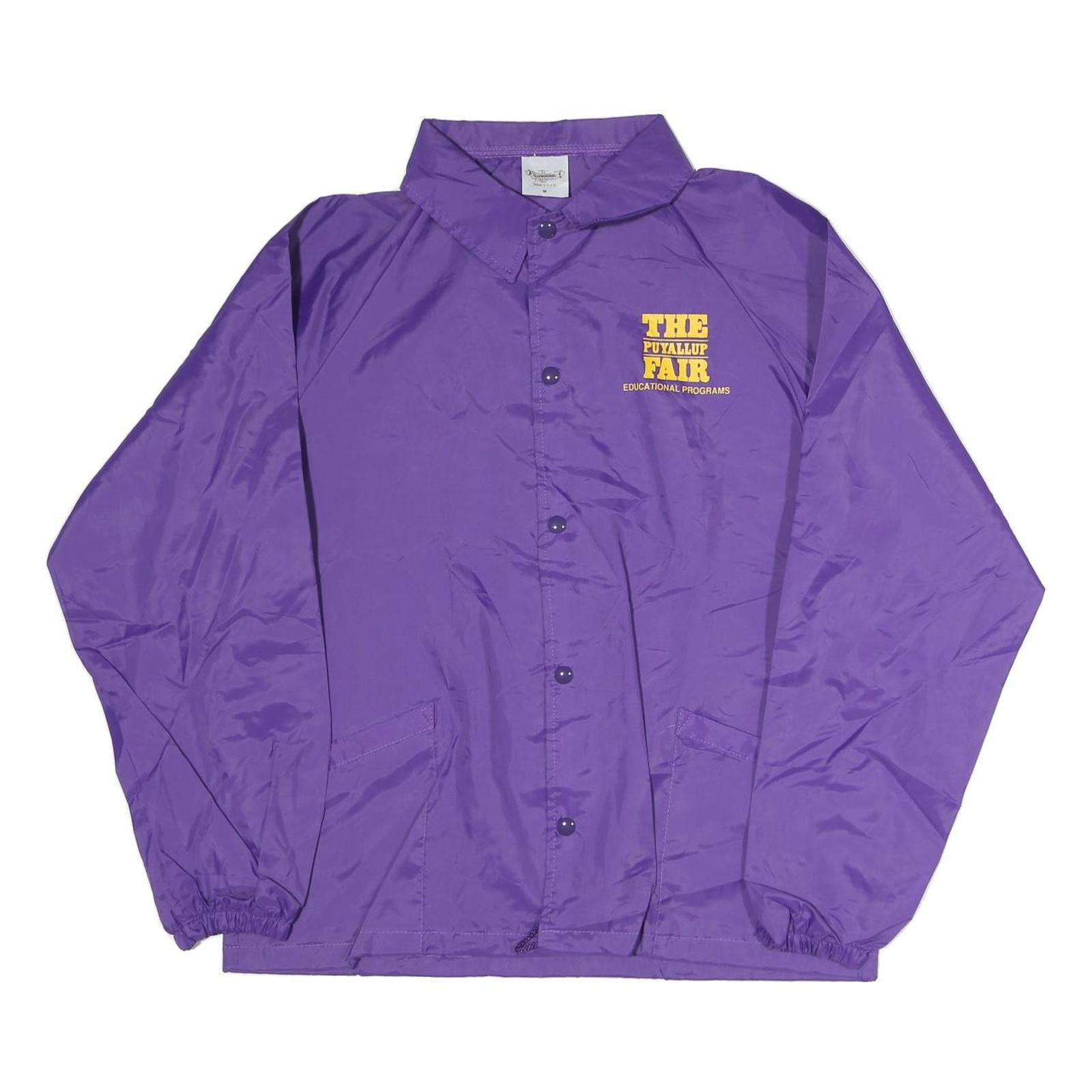Buy AUBURN Mens Purple Coach Jacket L Polyester Button Plain Casual Lightweight Refurbished - $37.69 AUBURN Mens Purple Coach Jacket L Polyester Button Plain Casual Lightweight Refurbished - N/A refurbished available on Cerqular