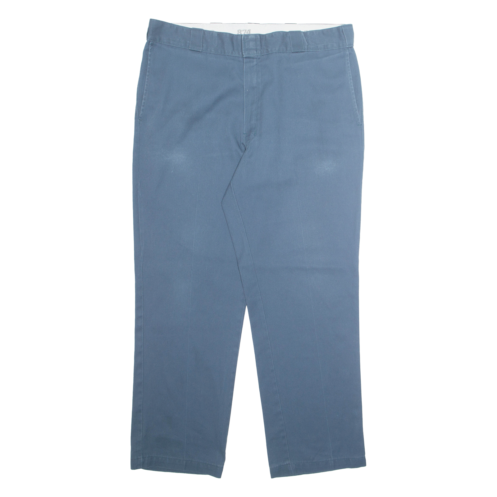 DICKIES Chino Workwear 874 Mens Trousers Blue Regular Straight W38 L30 Refurbished - N/A refurbished available on Cerqular