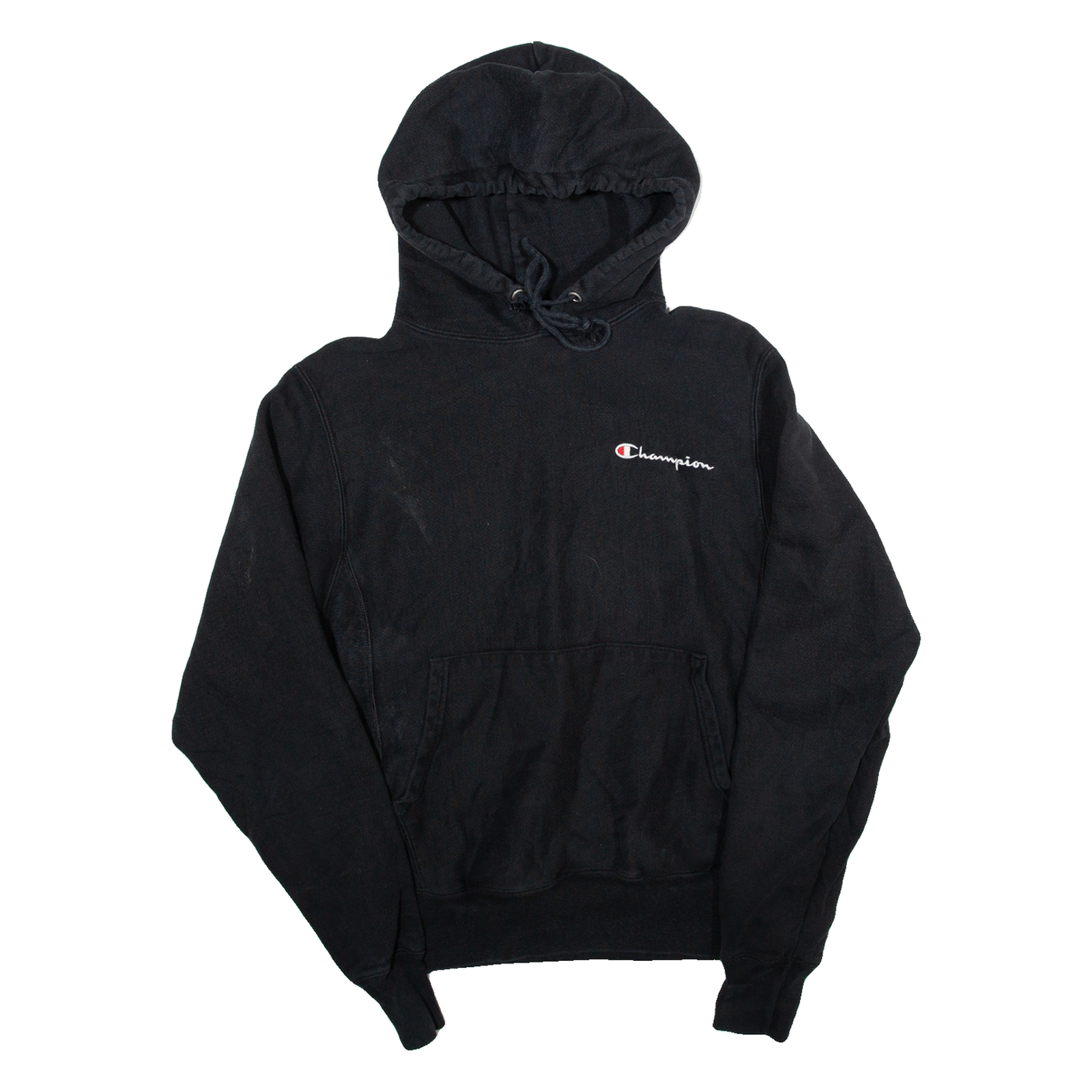 CHAMPION REVERSE WEAVE Mens Black Hoodie S Refurbished - N/A refurbished available on Cerqular