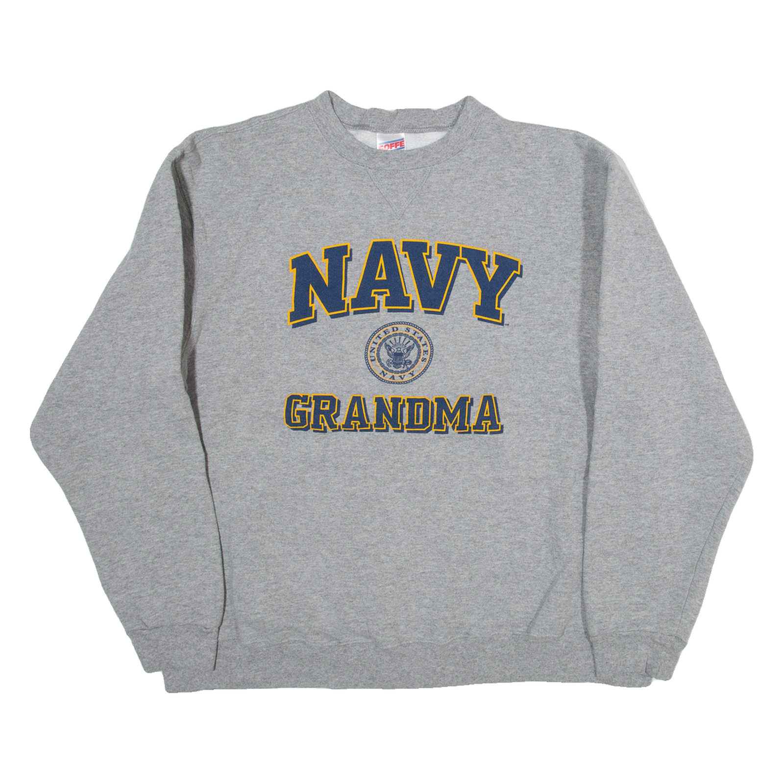 SOFFE Navy Grandma Mens Sweatshirt Grey USA XL Refurbished - N/A refurbished available on Cerqular