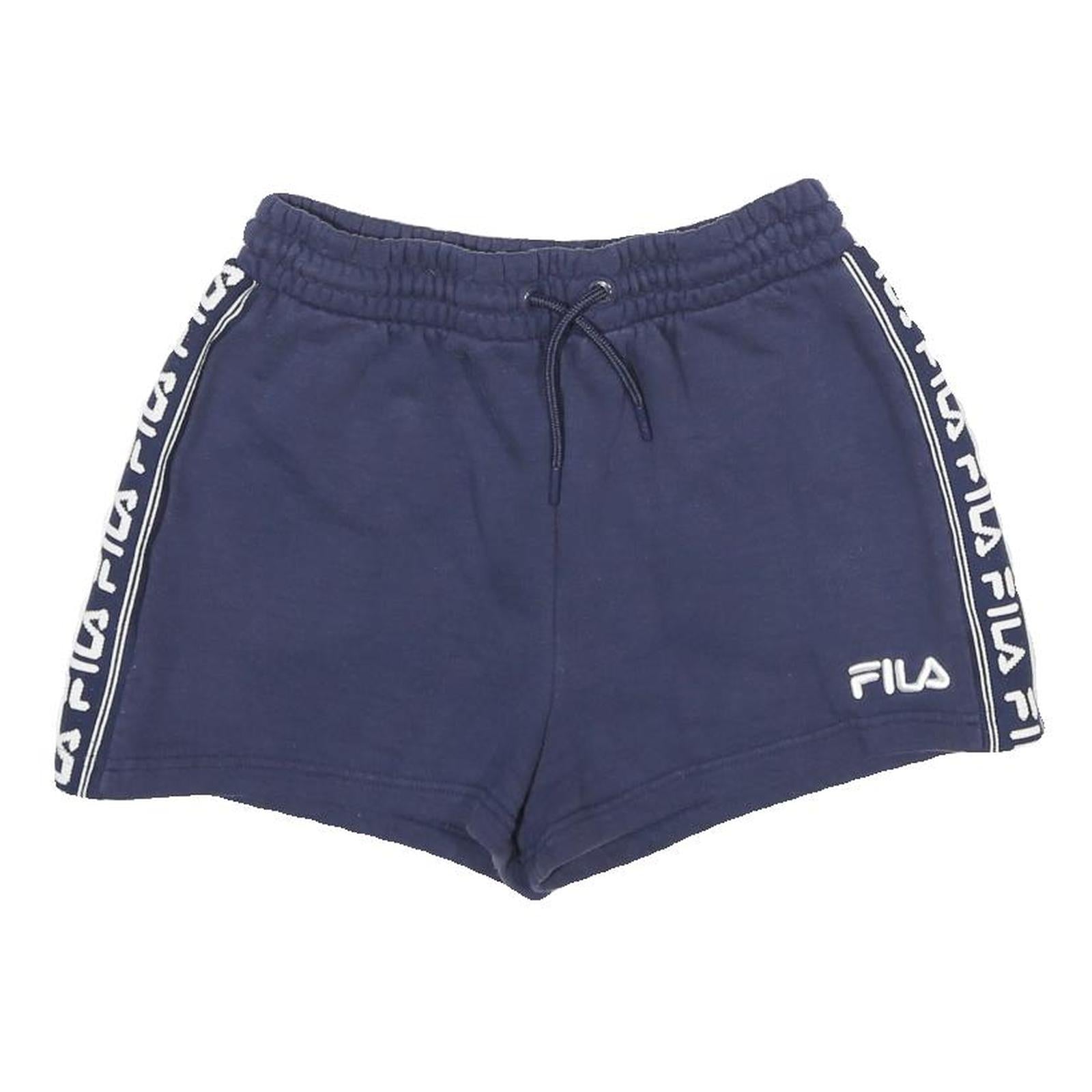 Buy FILA Womens Shorts Navy Blue Casual S W26 Logo Tape Sportswear Refurbished - $25.99 FILA Womens Shorts Navy Blue Casual S W26 Logo Tape Sportswear Refurbished - N/A refurbished available on Cerqular