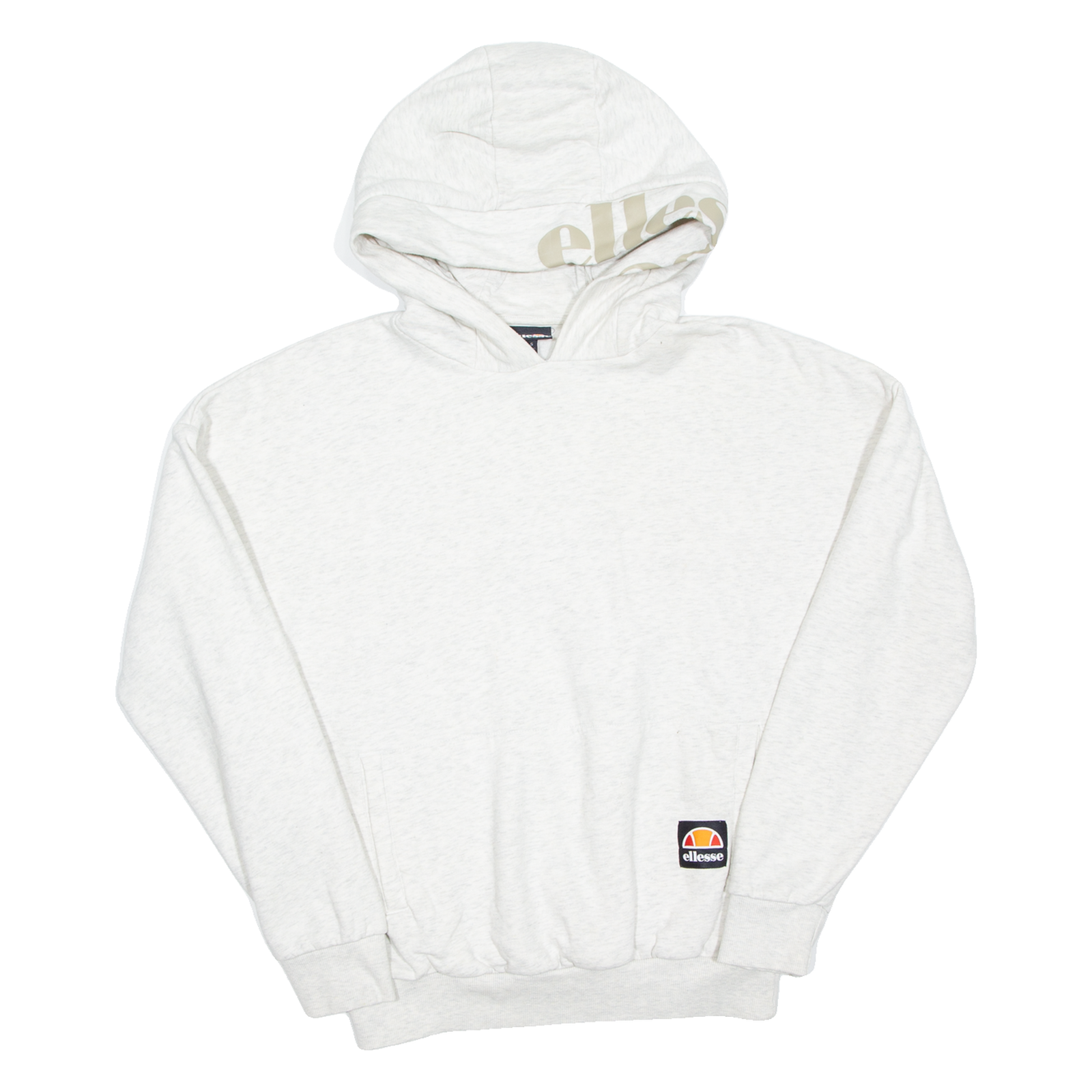 ELLESSE Womens Beige Hoodie S Refurbished - N/A refurbished available on Cerqular