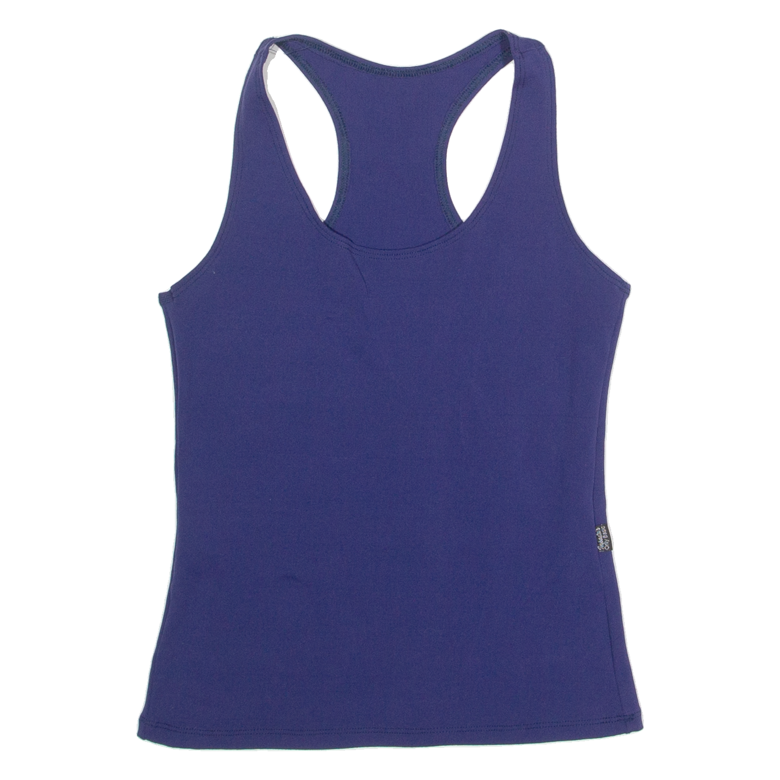 Stretch Womens Sports Vest Blue Sleeveless S Refurbished - N/A refurbished available on Cerqular