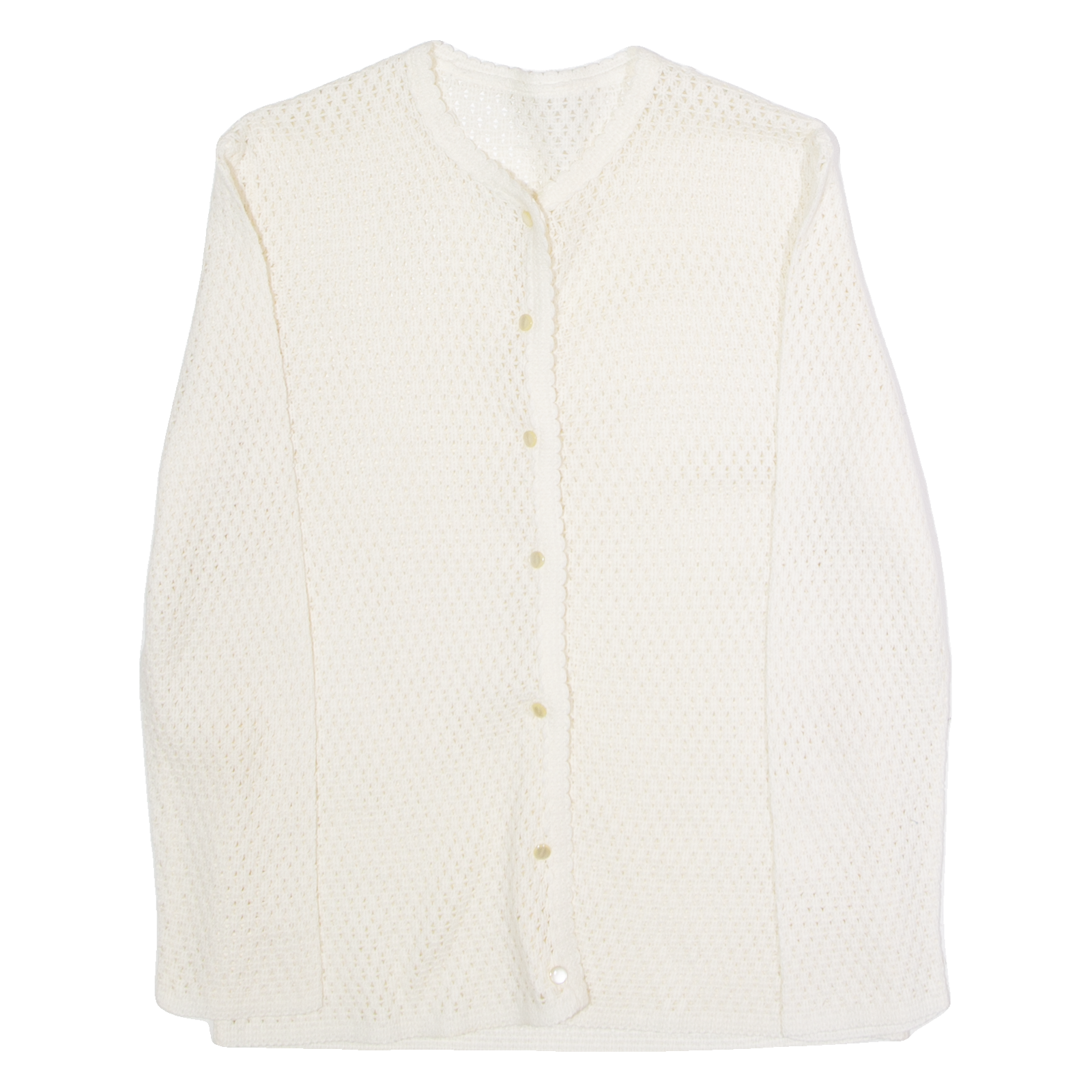 Buy Womens Cardigan White Crew Neck Open Knit M Refurbished - $23.39 Womens Cardigan White Crew Neck Open Knit M Refurbished - N/A refurbished available on Cerqular