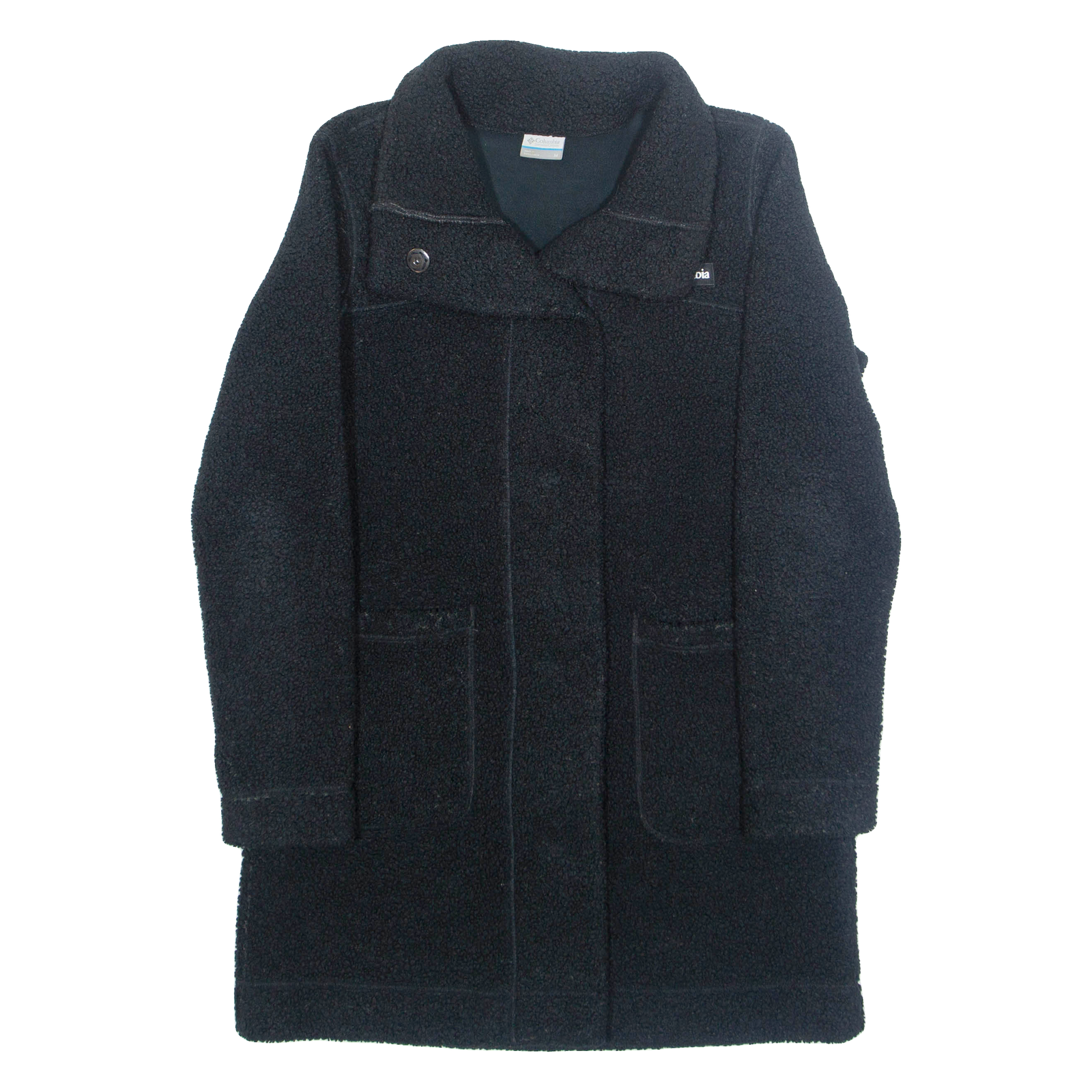 COLUMBIA Womens Overcoat Jacket Black M Refurbished - N/A refurbished available on Cerqular