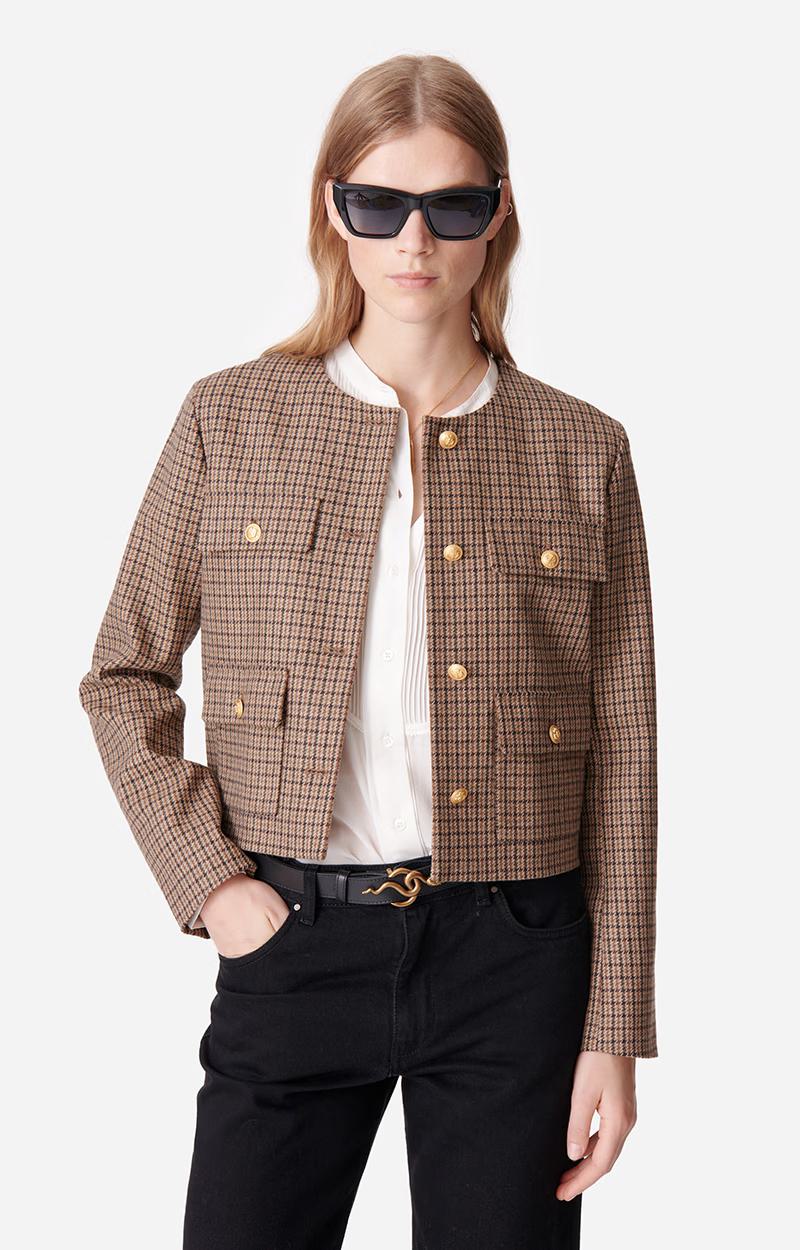 Jacket 4hva64-v02712 Camel | Color: CAMEL | Size: FR-40 Refurbished - Rue Madame is a known brand, and the standardized name is " refurbished available on Cerqular