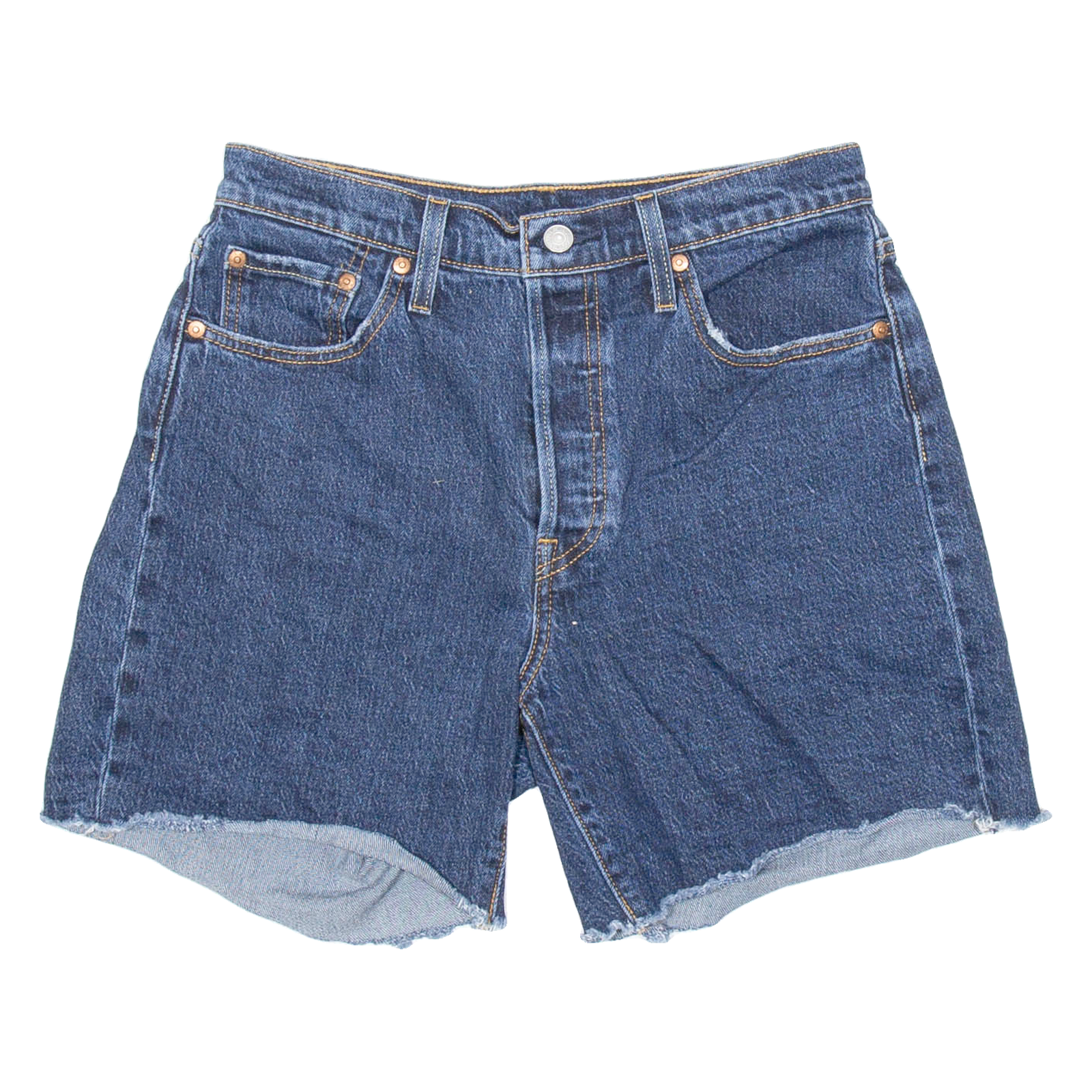 LEVI'S BIG E Womens Denim Shorts Blue Relaxed S W29 Refurbished - N/A refurbished available on Cerqular