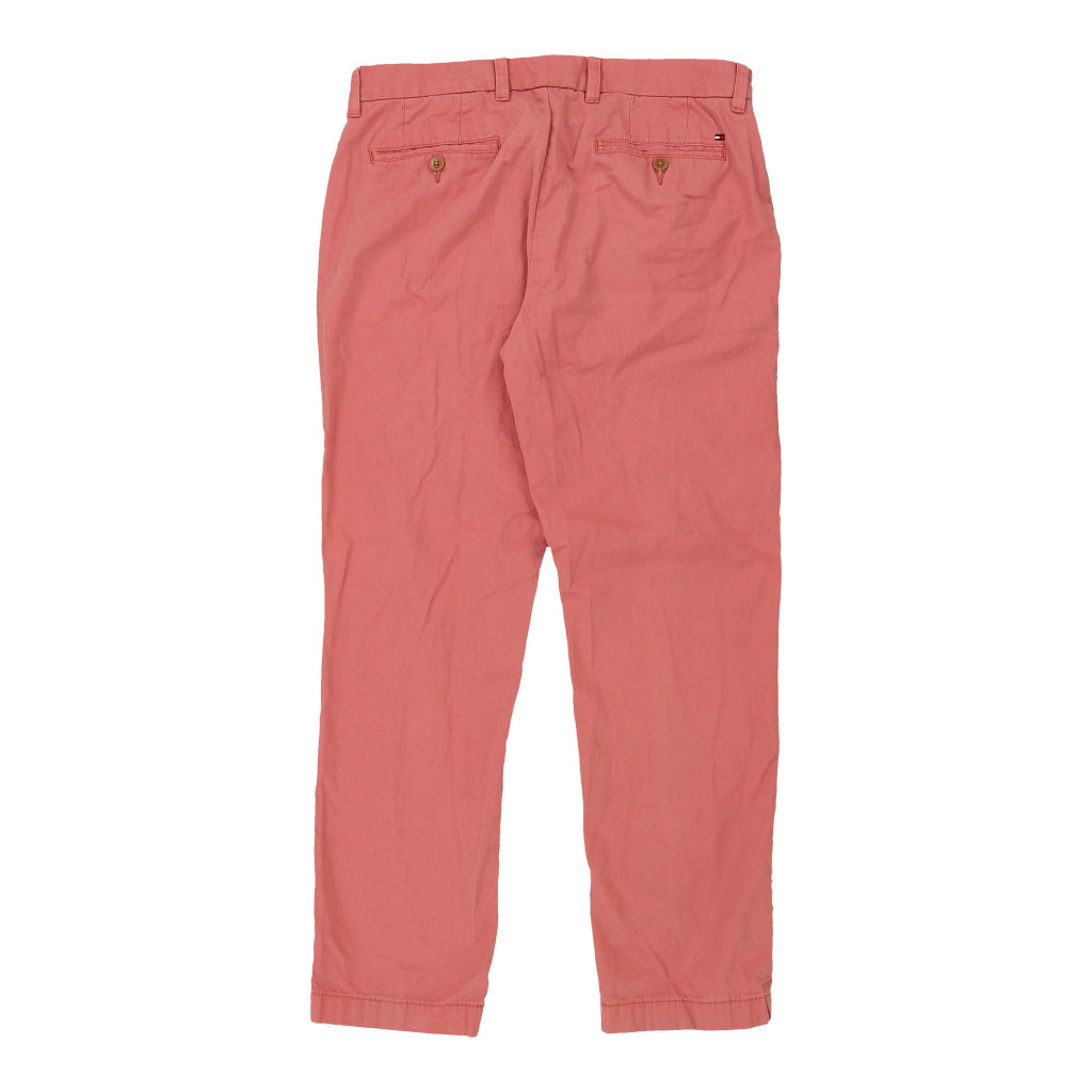 Buy Tommy Hilfiger Trousers - 34W 30L Pink Cotton | Size: 34"" waist Refurbished - $23.44 Tommy Hilfiger Trousers - 34W 30L Pink Cotton | Size: 34"" waist Refurbished - Thrifted (note: this is a term often used to describe second- refurbished available on Cerqular