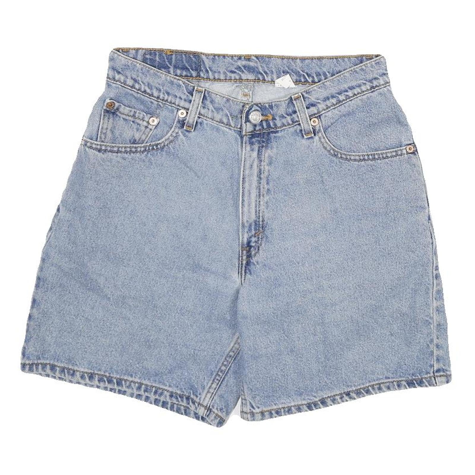 LEVI'S Womens Denim Blue Casual Shorts S W26 Vintage Style Cotton Blend Refurbished - N/A refurbished available on Cerqular