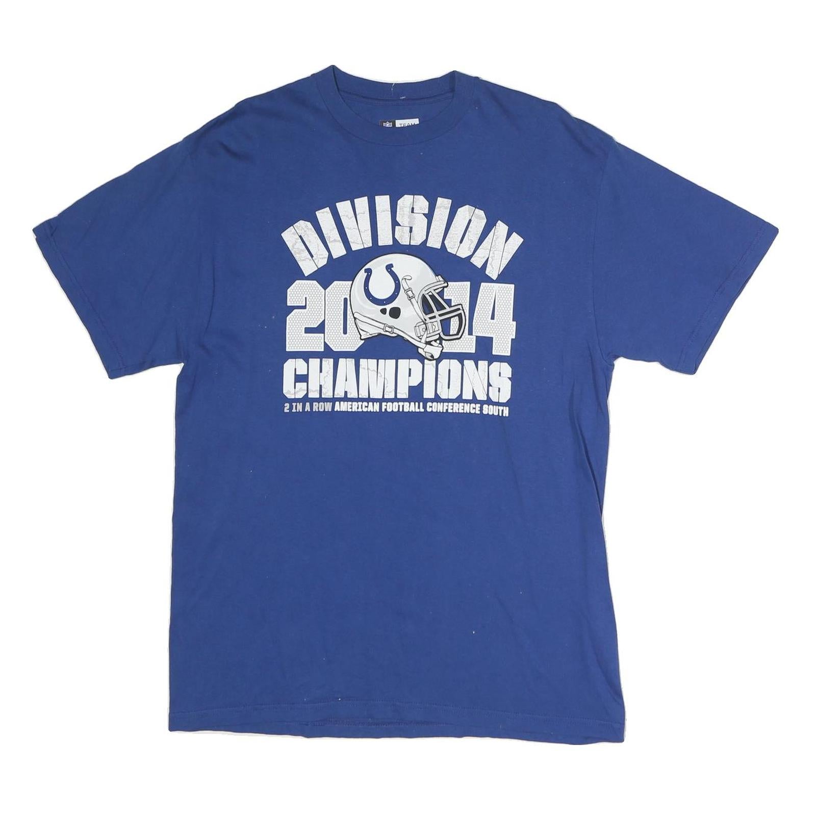 Buy NFL Mens Blue Division 2014 Champions T-Shirt L Short Sleeve Crew Neck American Refurbished - $22.09 NFL Mens Blue Division 2014 Champions T-Shirt L Short Sleeve Crew Neck American Refurbished - N/A refurbished available on Cerqular