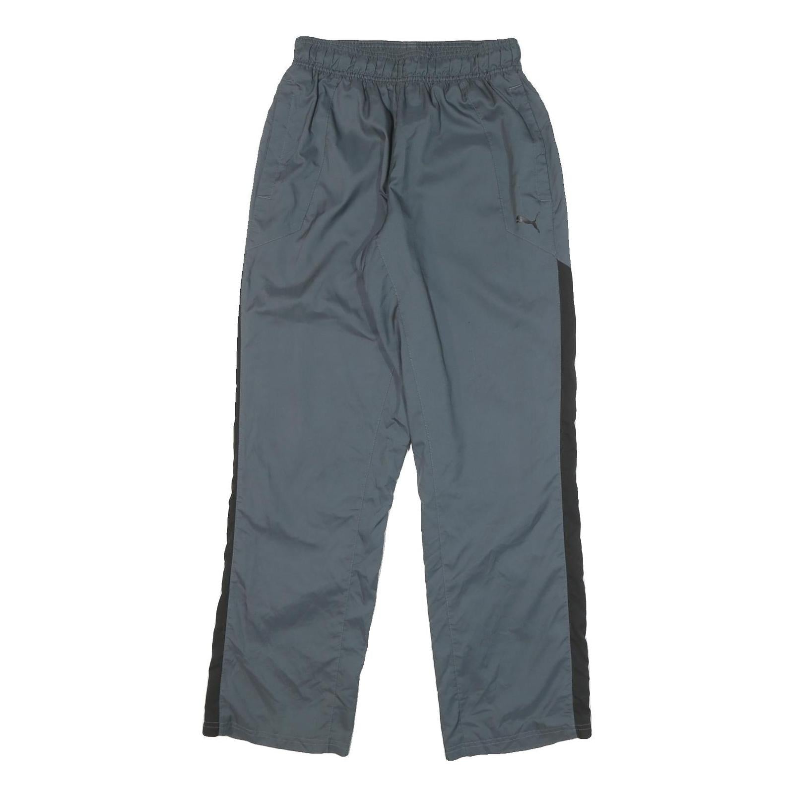 SLAZENGER Mens Polyester Blend Grey & Black Relaxed Straight Trousers W26 L31 Refurbished - N/A refurbished available on Cerqular