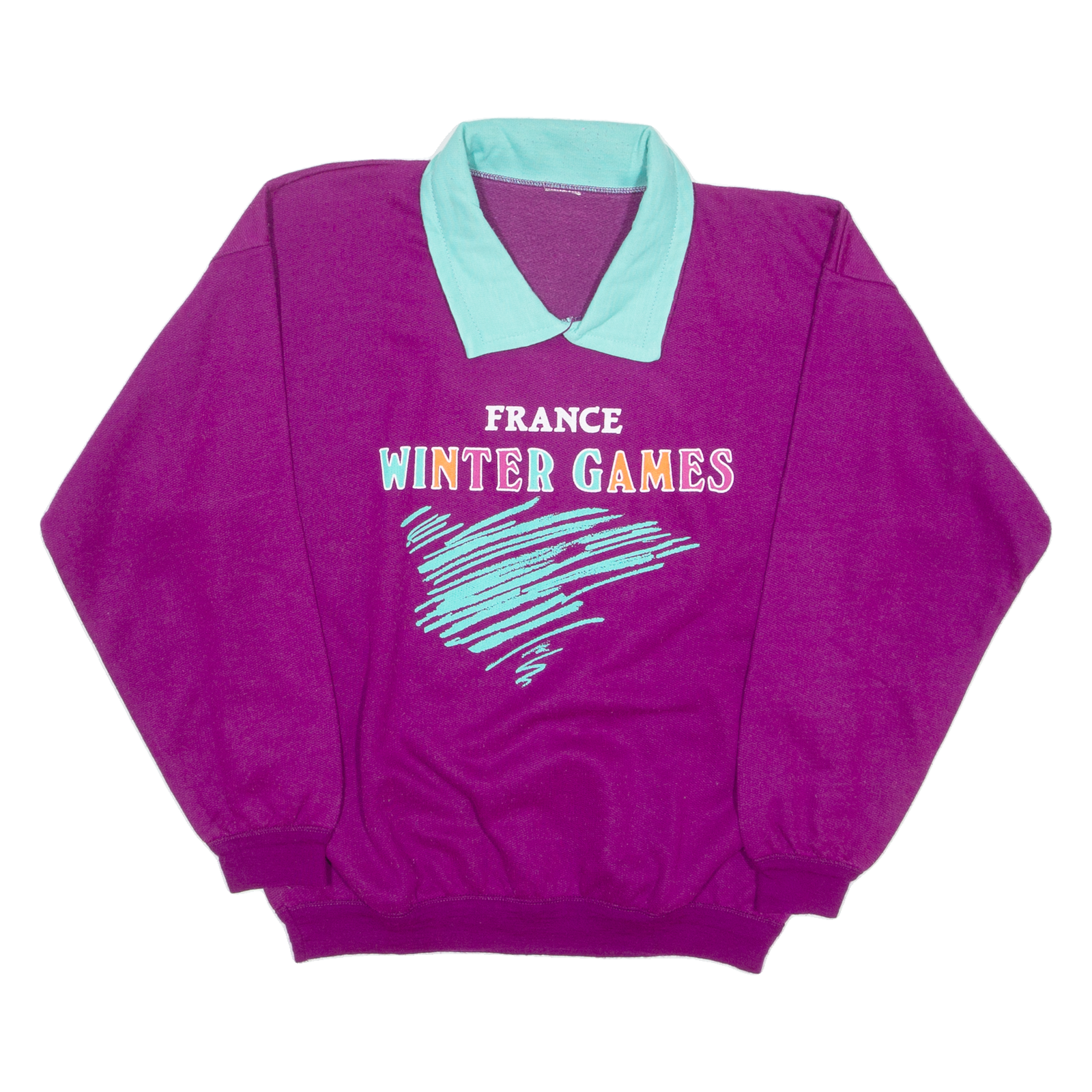 Buy France Winter Games Mens Sweatshirt Purple Crew Neck XL Refurbished - $16.37 France Winter Games Mens Sweatshirt Purple Crew Neck XL Refurbished - N/A refurbished available on Cerqular